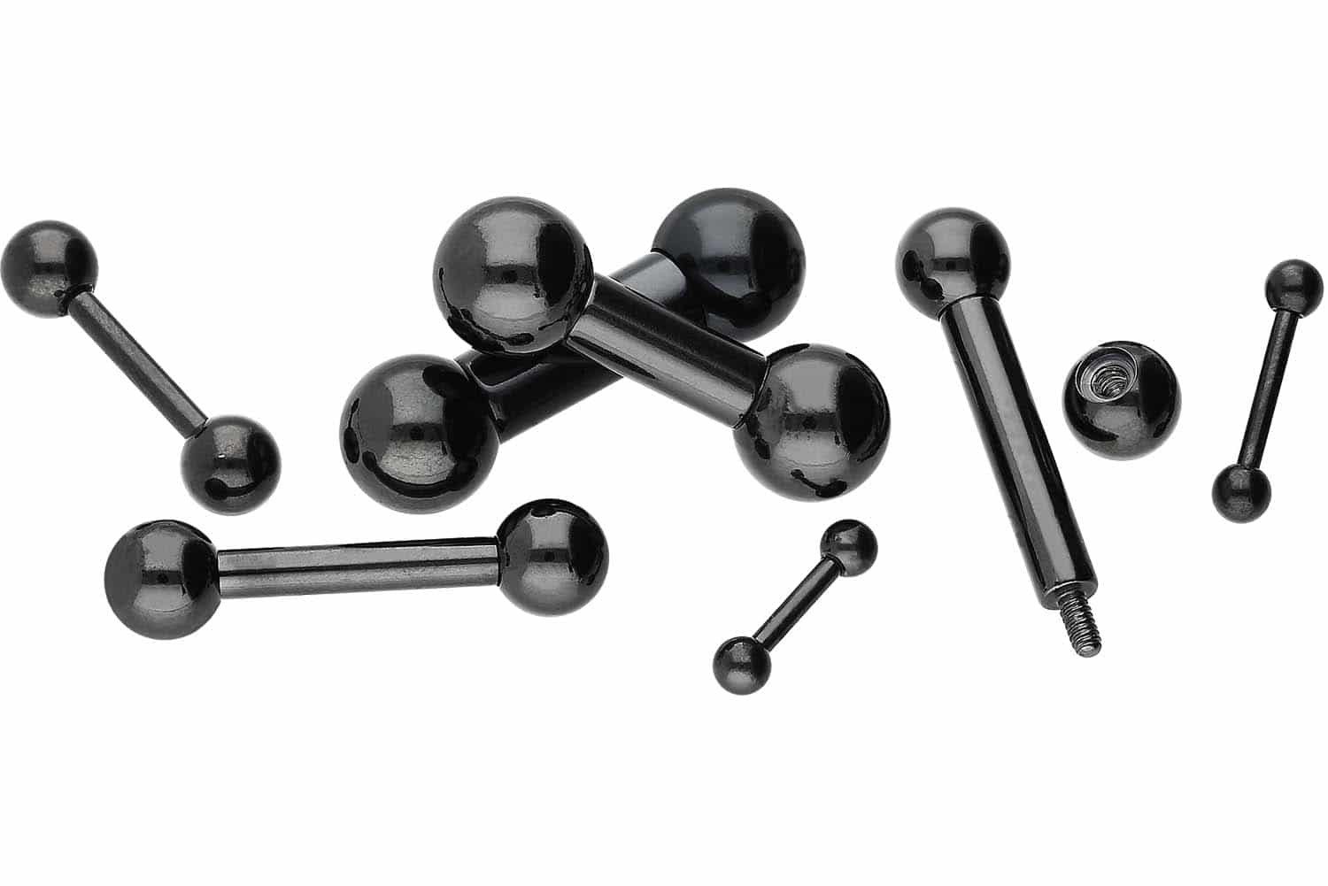 PIERCINGLINE Brustwarzenpiercing Chirurgenstahl Barbell (Barbells, 1-tlg)