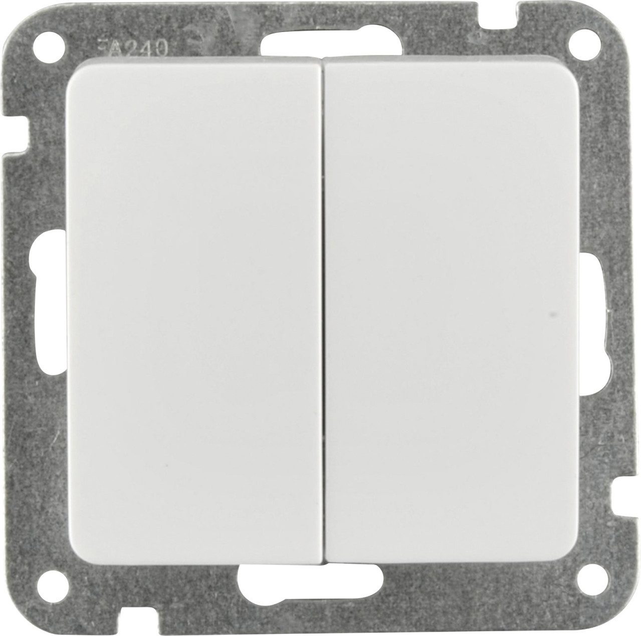 UNITEC Steckdose Unitec Serienschalter mit Wippe ultraweiß, Serie