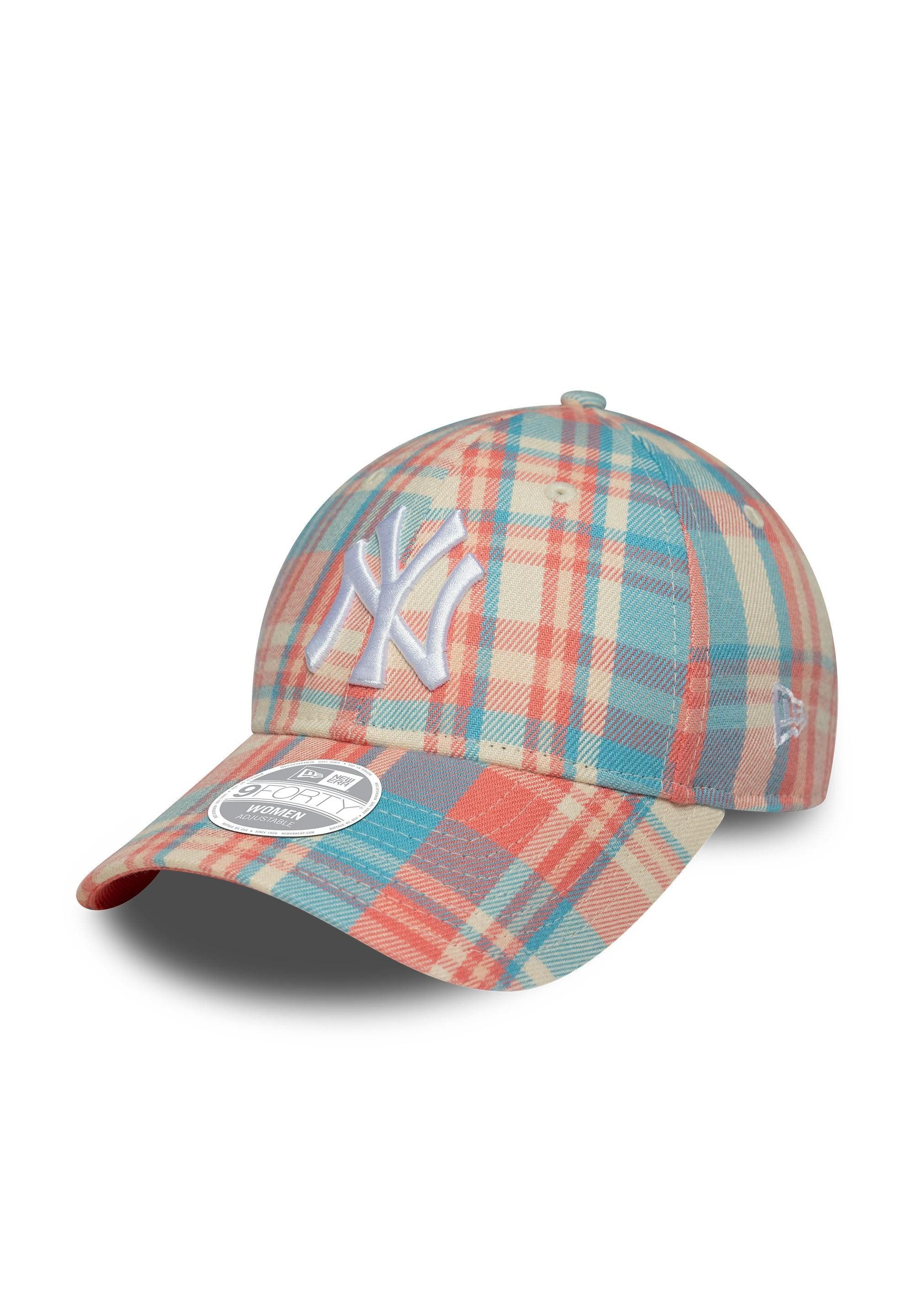 Baseball Cap New York Yankees New Era 9Forty Check Women Cap Karo Muster