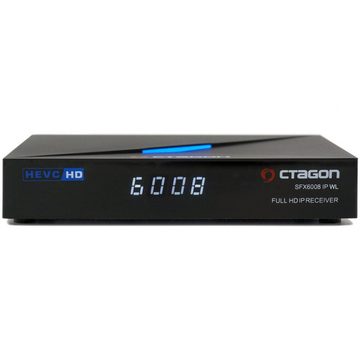 OCTAGON Streaming-Box SFX6008 IP WL - H.265 HEVC HD E2 Linux Smart IPTV Receiver mit Sat to