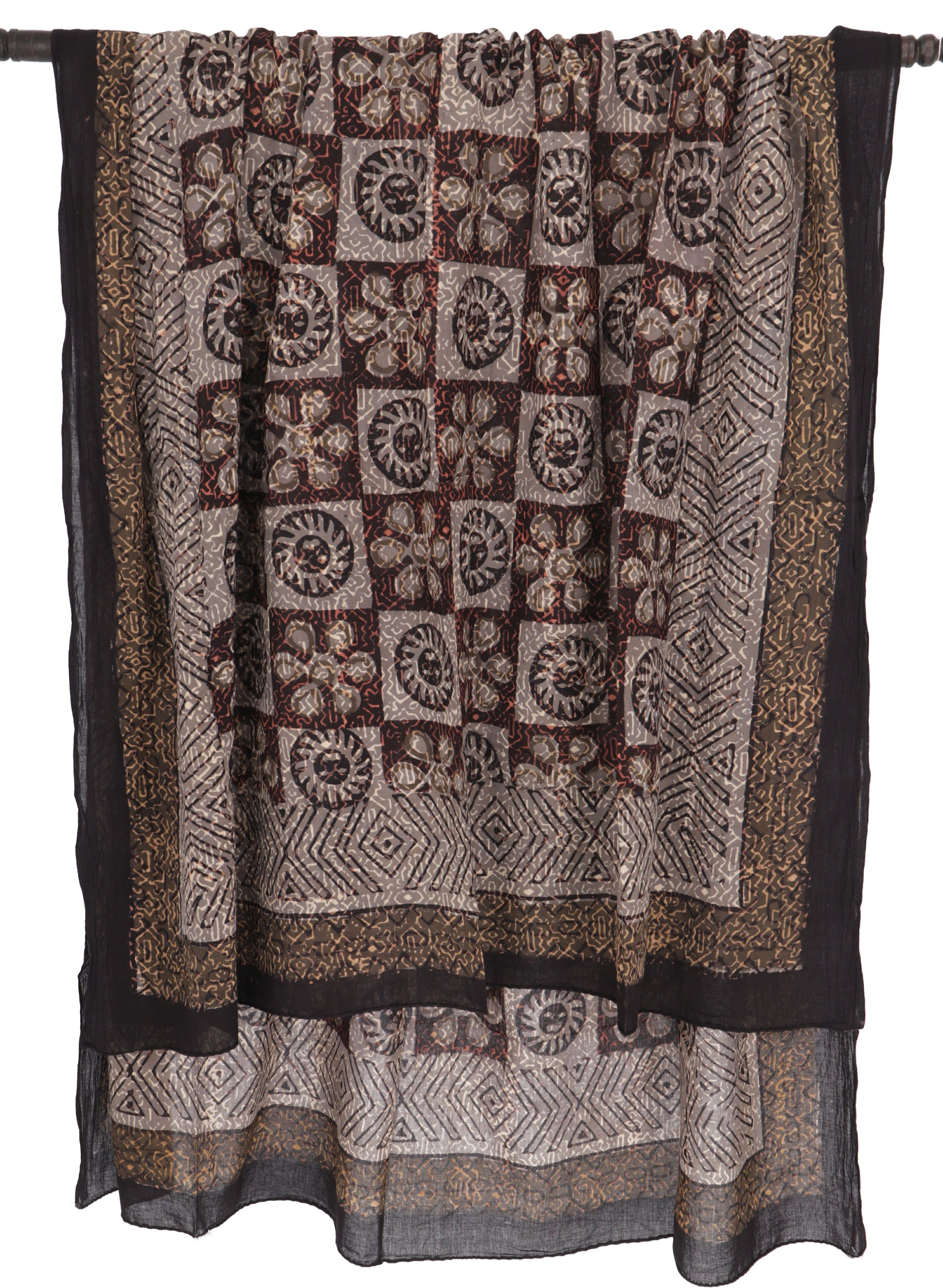 Guru-Shop Sarong Leichter Pareo Schal, Sarong, handbedrucktes.. – Bild 4 von 5