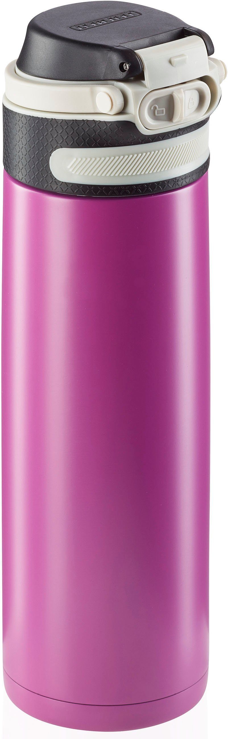 Leifheit Thermoflasche lila 600 ml Flip