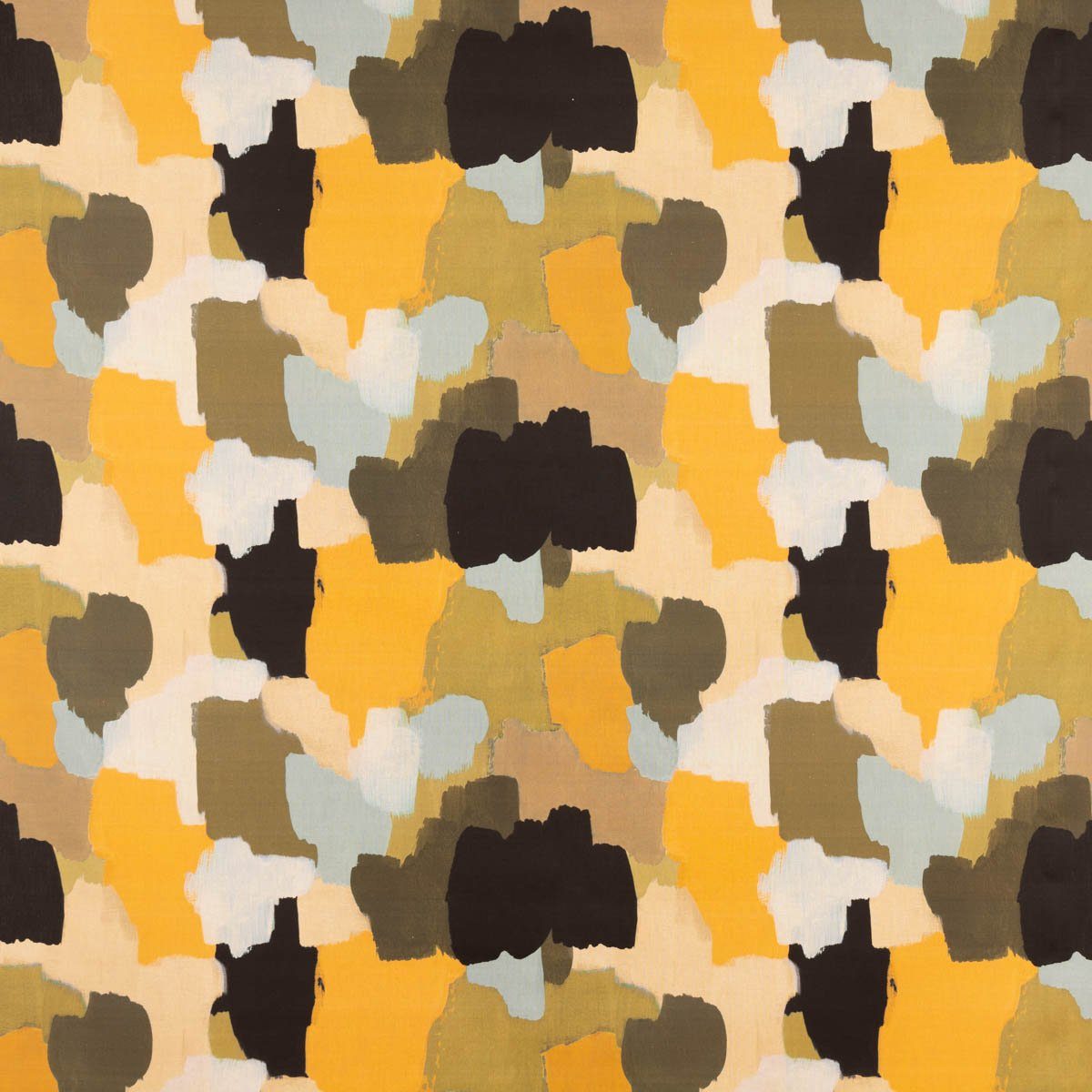 Thumbnail - SCHÖNER LEBEN. Stoff Dekostoff Baumwolle Glaucia Farbflecken Pinselstreich grün gelb 1,40m, Digitaldruck