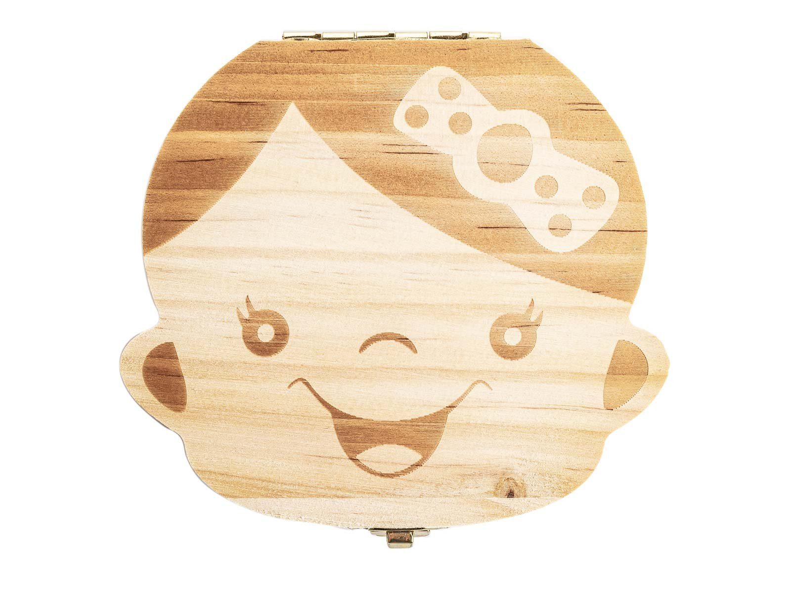 Mel-O-Design Dekofigur Memory Box für Babys Milchzähne und Haare (1 St)