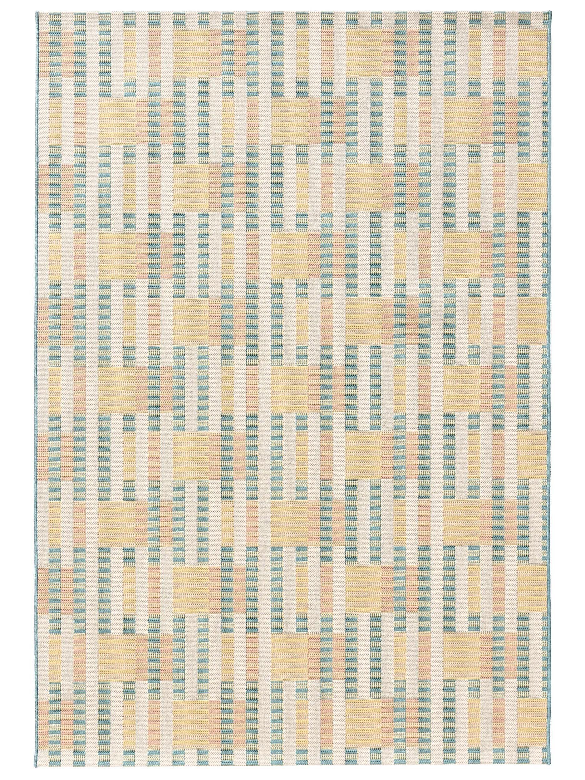 benuta Outdoorteppich Candy, rechteckig, Höhe: 5 mm, In- & Outdoorteppich, Robust für Garten, Terrasse, Balkon, Küche
