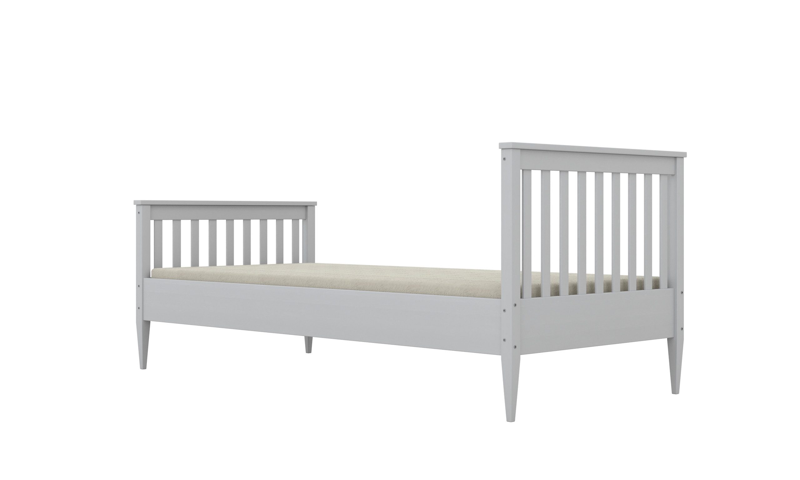 Raumhirsch Furniture Kinderbett 80x160, 80x180, 90x180, 80x200, 90x200 cm - Komplettset (ohne Matratze, Einzelbett für Kinder von 2 - 18 Jahren), verschiedene Farben & Designs