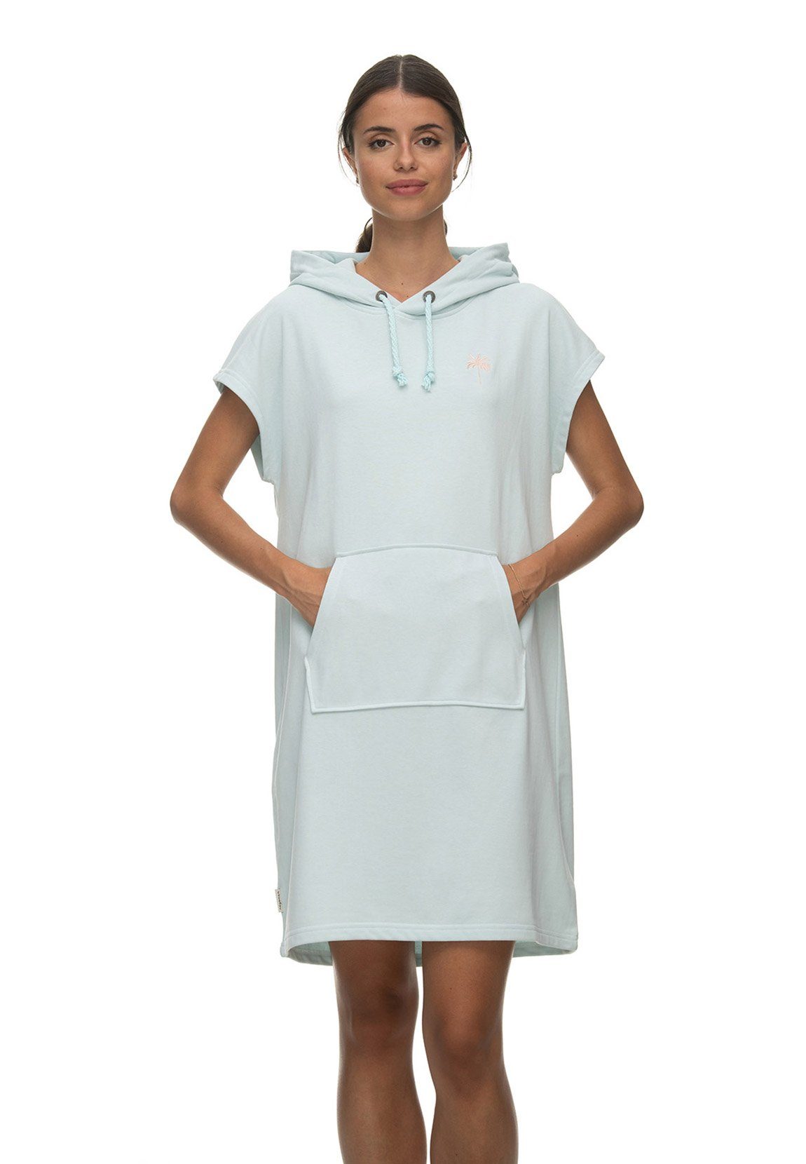 Sommerkleid Ragwear Sweat-Kleid Damen CHYCA REMAKE 2311-20065 Light Aqua Türkis
