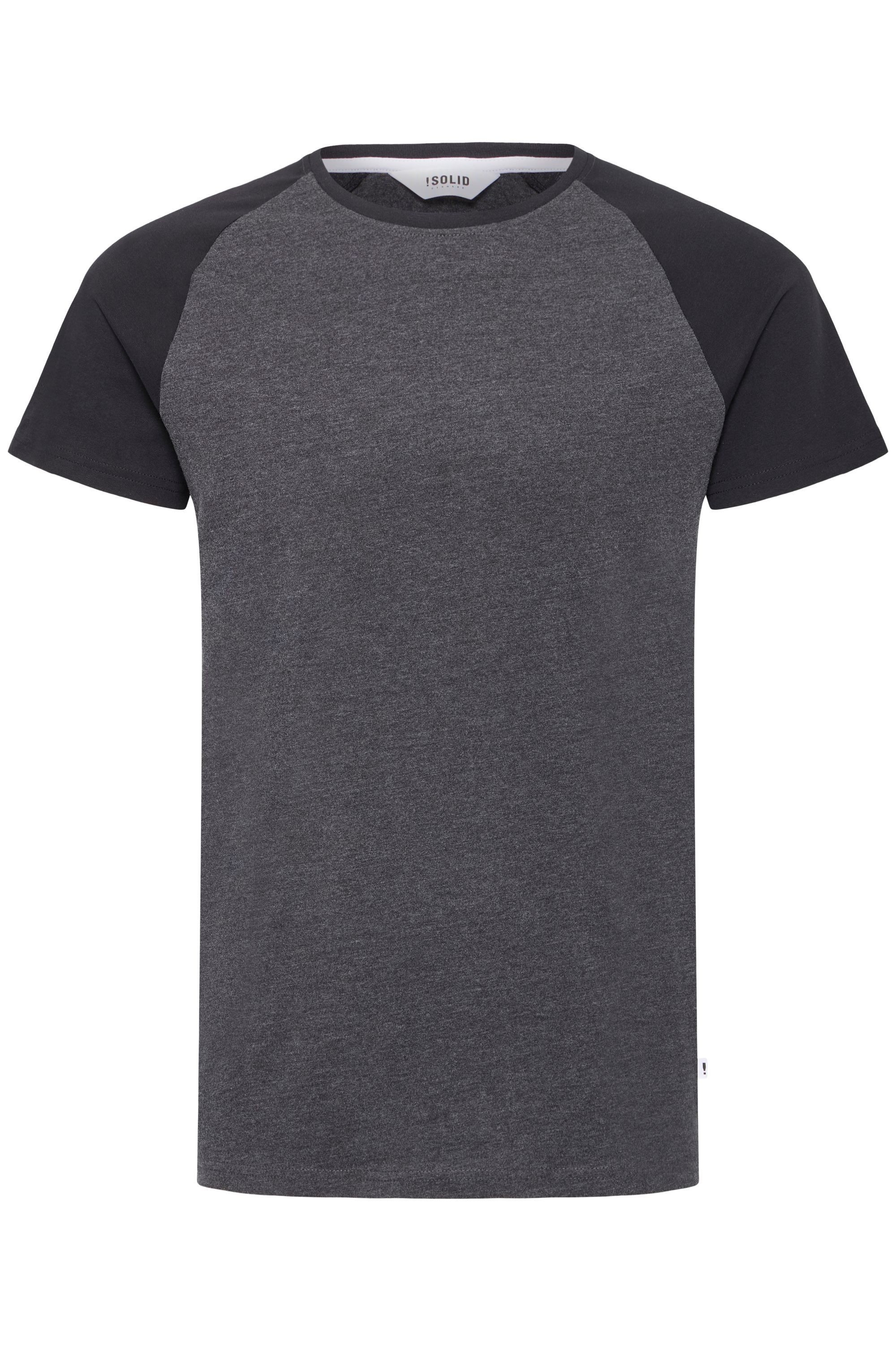 !Solid Rundhalsshirt SDBastian Kurzarmshirt im Baseball-Look günstig online kaufen