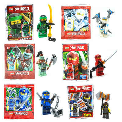LEGO® Spielfigur »Lego® Ninjago Legacy Minifiguren - Set aus 6 Figur«, (Set), 6 Figuren - Lloyd 1 + Zane 1 + Munce 1 + Kai 3 + Jay 2 + Cole 1