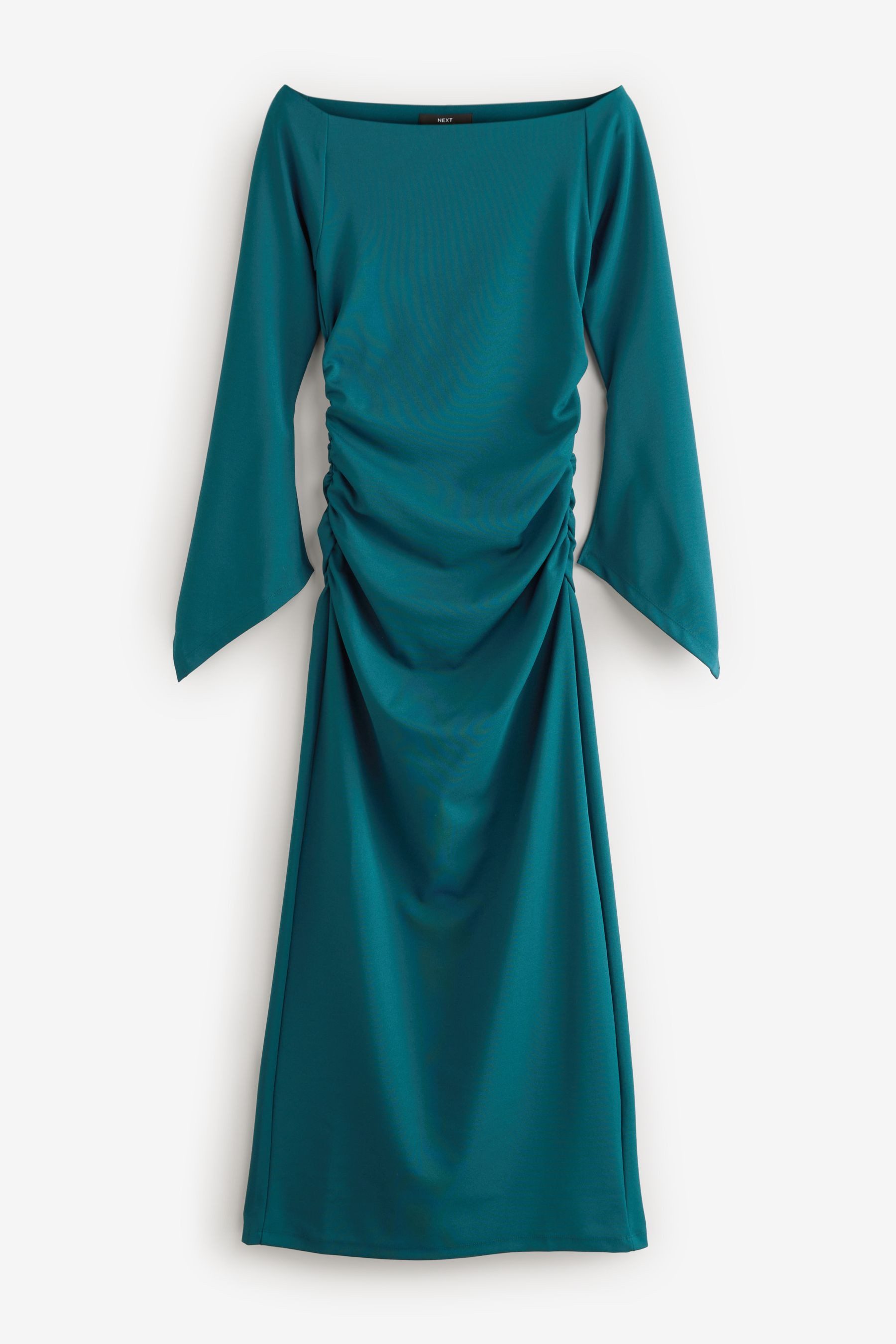 Next Maxikleid Schulterfreies Maxikleid, lange Ärmel günstig online kaufen