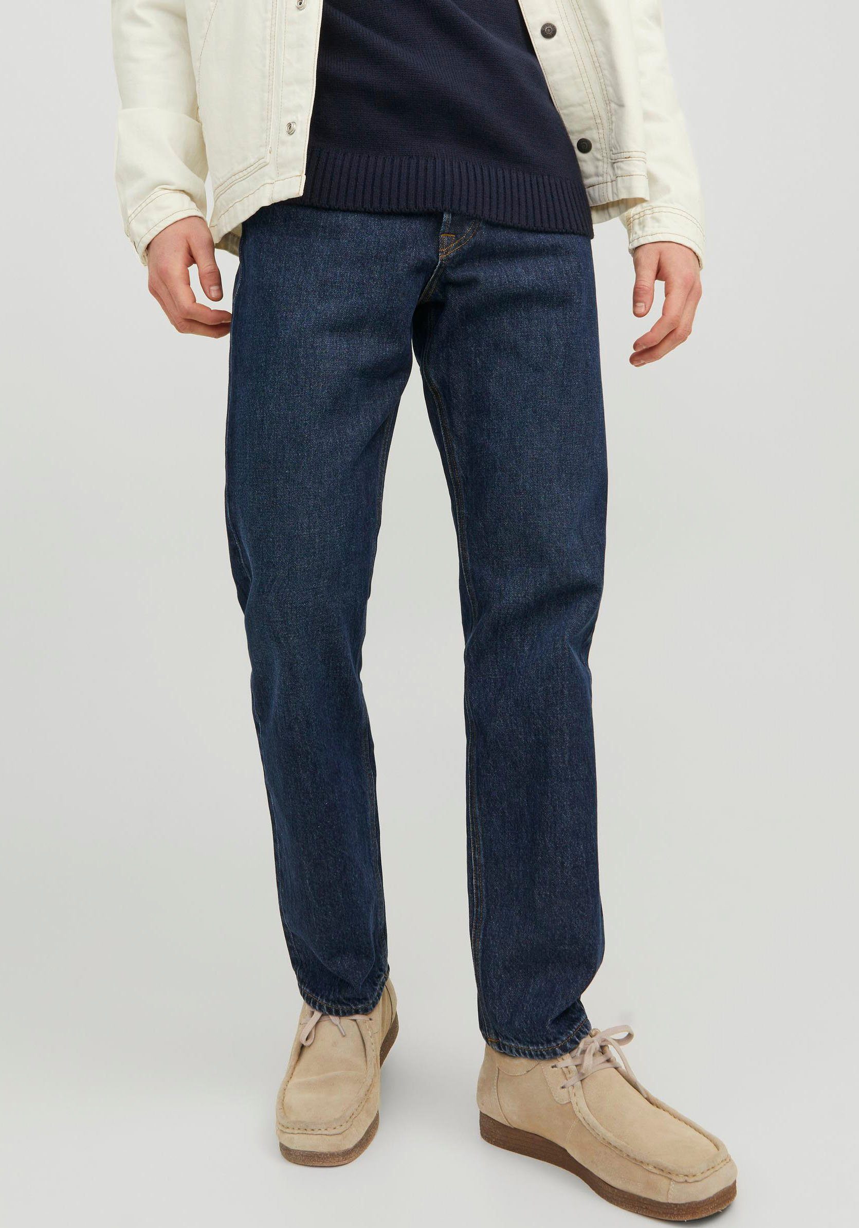 Jack & Jones Loose-fit-Jeans JJICHRIS JJORIGINAL SBD 921 SN mit Gürtelschla günstig online kaufen