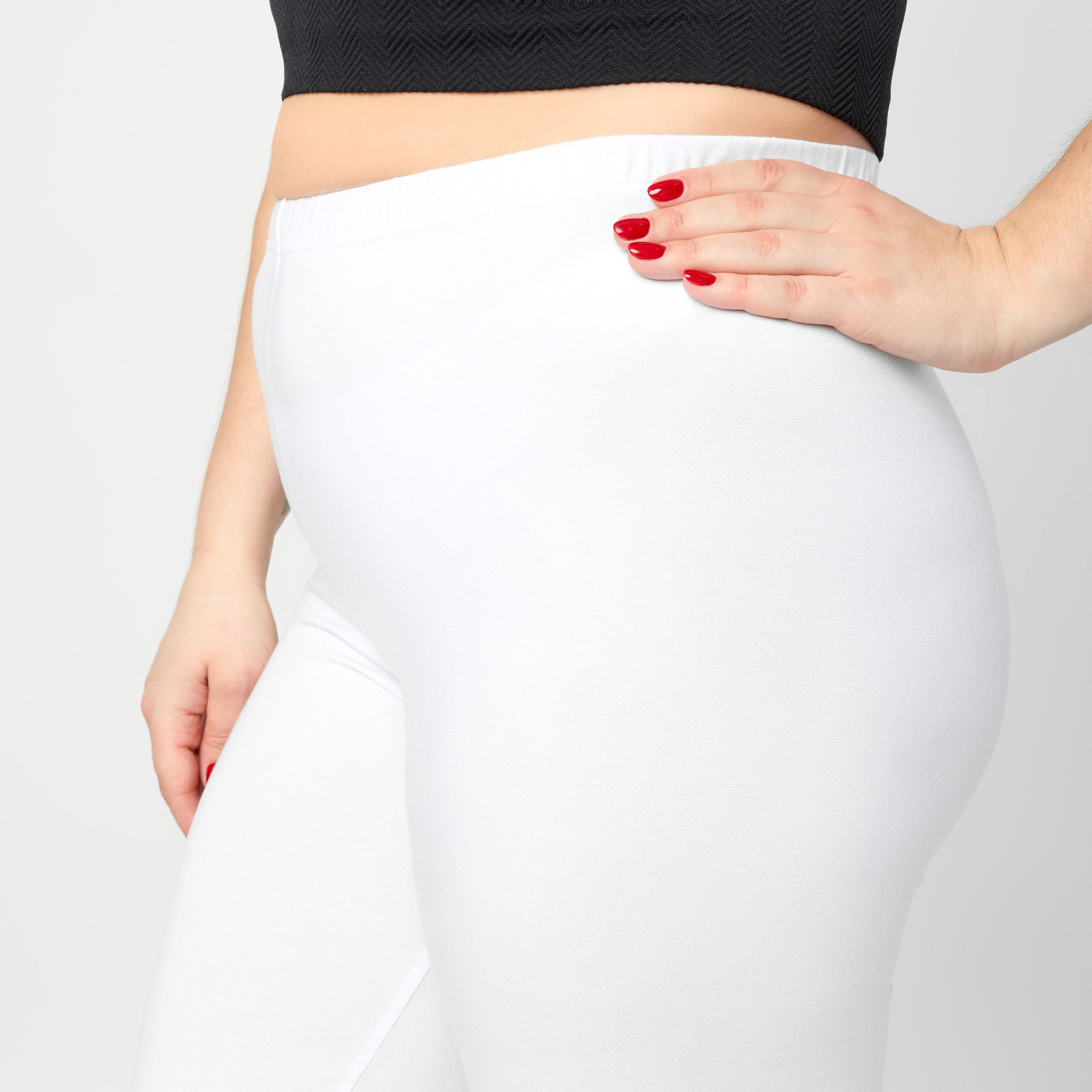 Merry Style Leggings Große Größen Damen Tight lang aus Viskose MS10-448 (1-tlg)