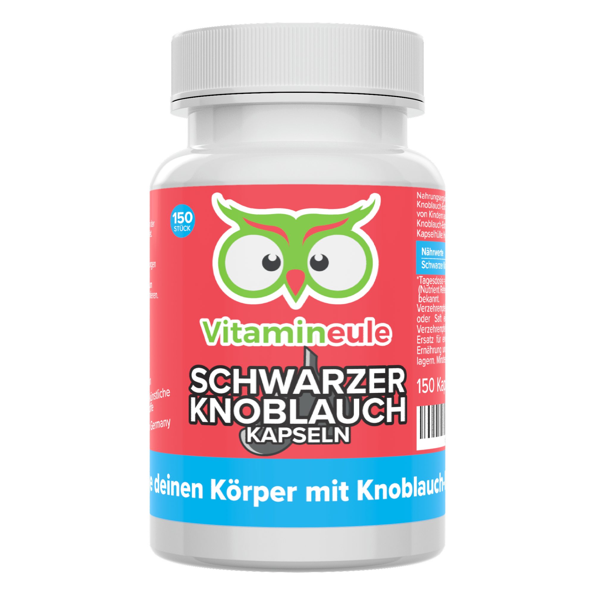 Schwarzer Knoblauch Kapseln mit 700 mg Extrakt (10:1) - Kapsel