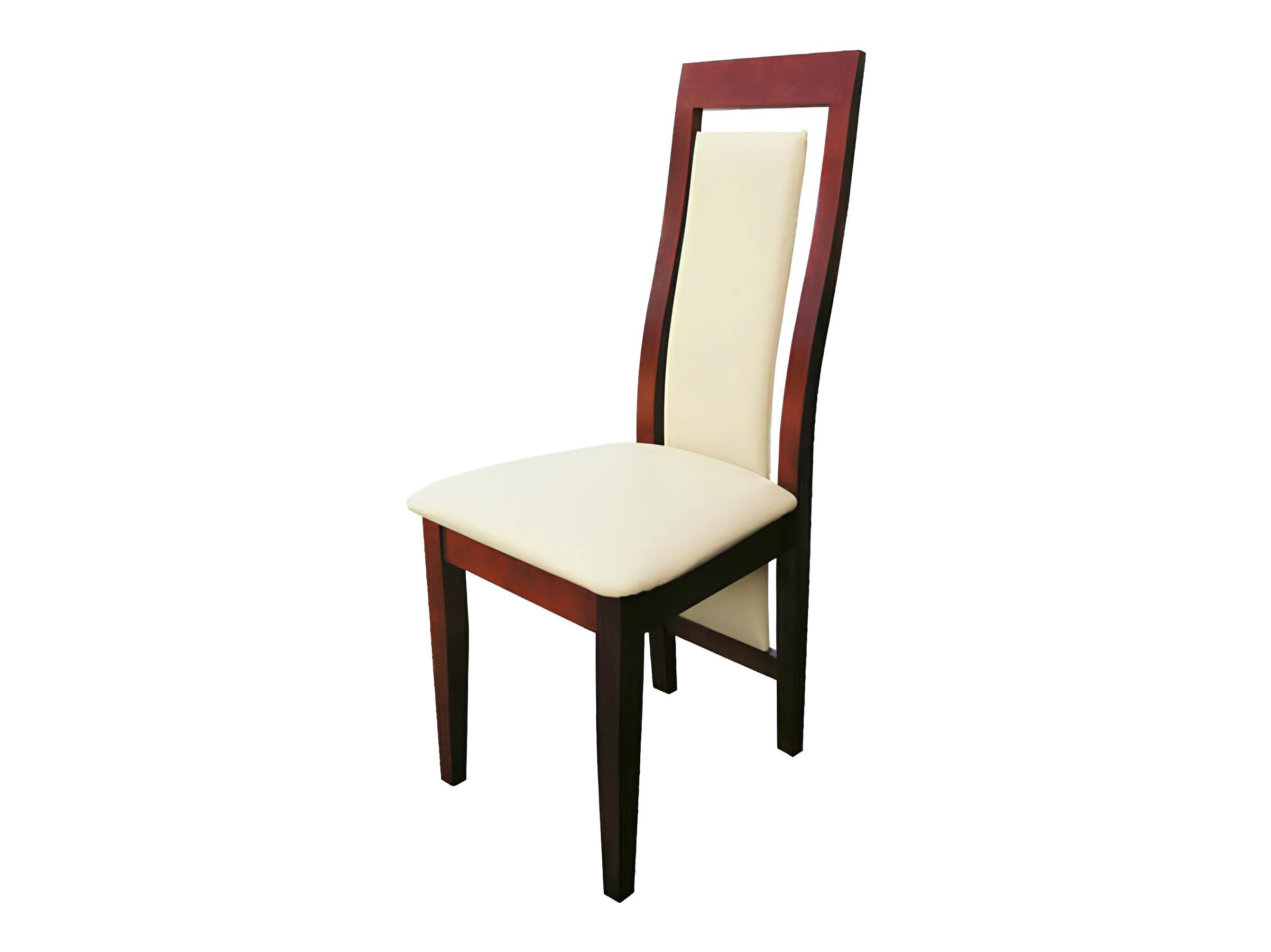 Xlmoebel Esszimmerstuhl Massiver Holzstuhl mit Lederpolsterung im eleganten Gastro Design, Hergestellt in Europa