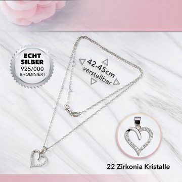 22Feels Schmuckset Mama Geschenk von Sohn Muttertag Geburtstag Frauen Schmuck Halskette, Echt-Silber 925/000, Karte Made In Germany