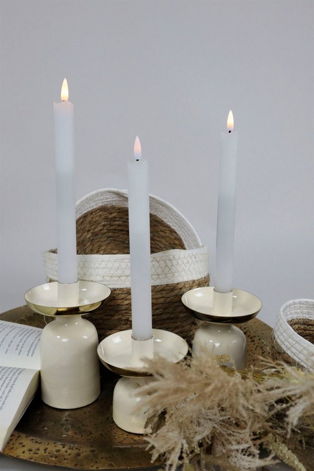 AM Design Kerzenständer aus Metall (Set, 2 St), Stabkerzenhalter,  Dekorativer Kerzenhalter