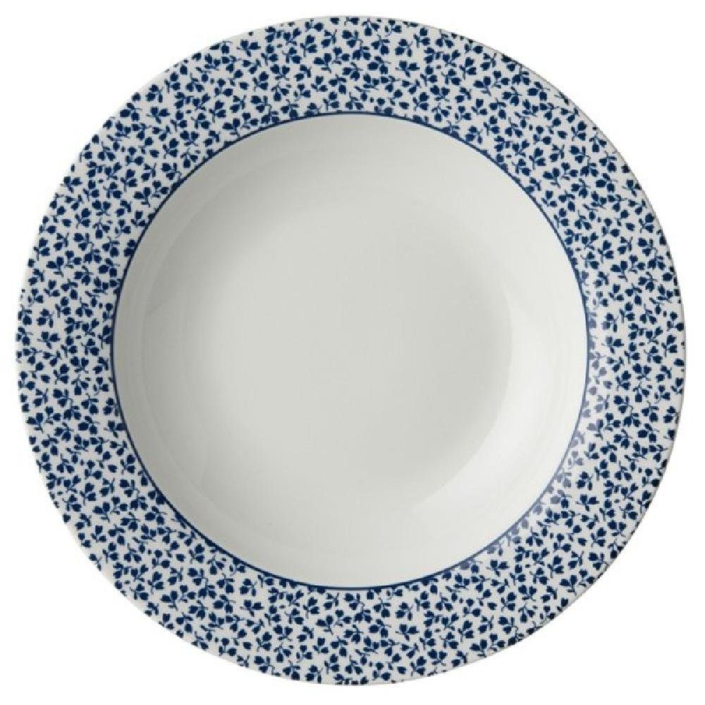 LAURA ASHLEY Suppenteller Tiefer Teller Blueprint Floris (22cm)