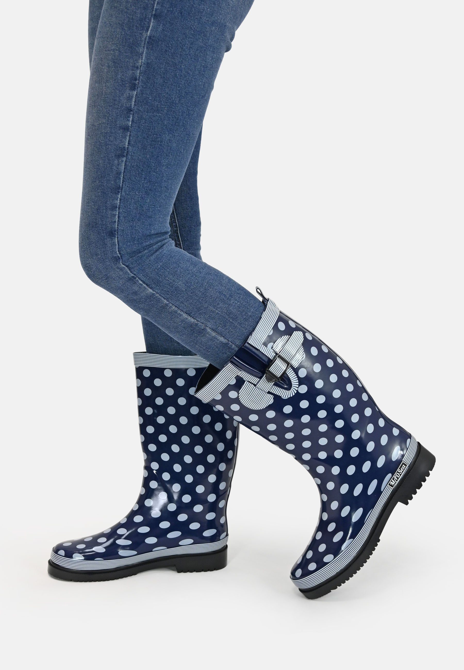MADSea Ocean High Gummistiefel mit herausnehmbarer Einlegesohle und rutschfester Laufsohle
