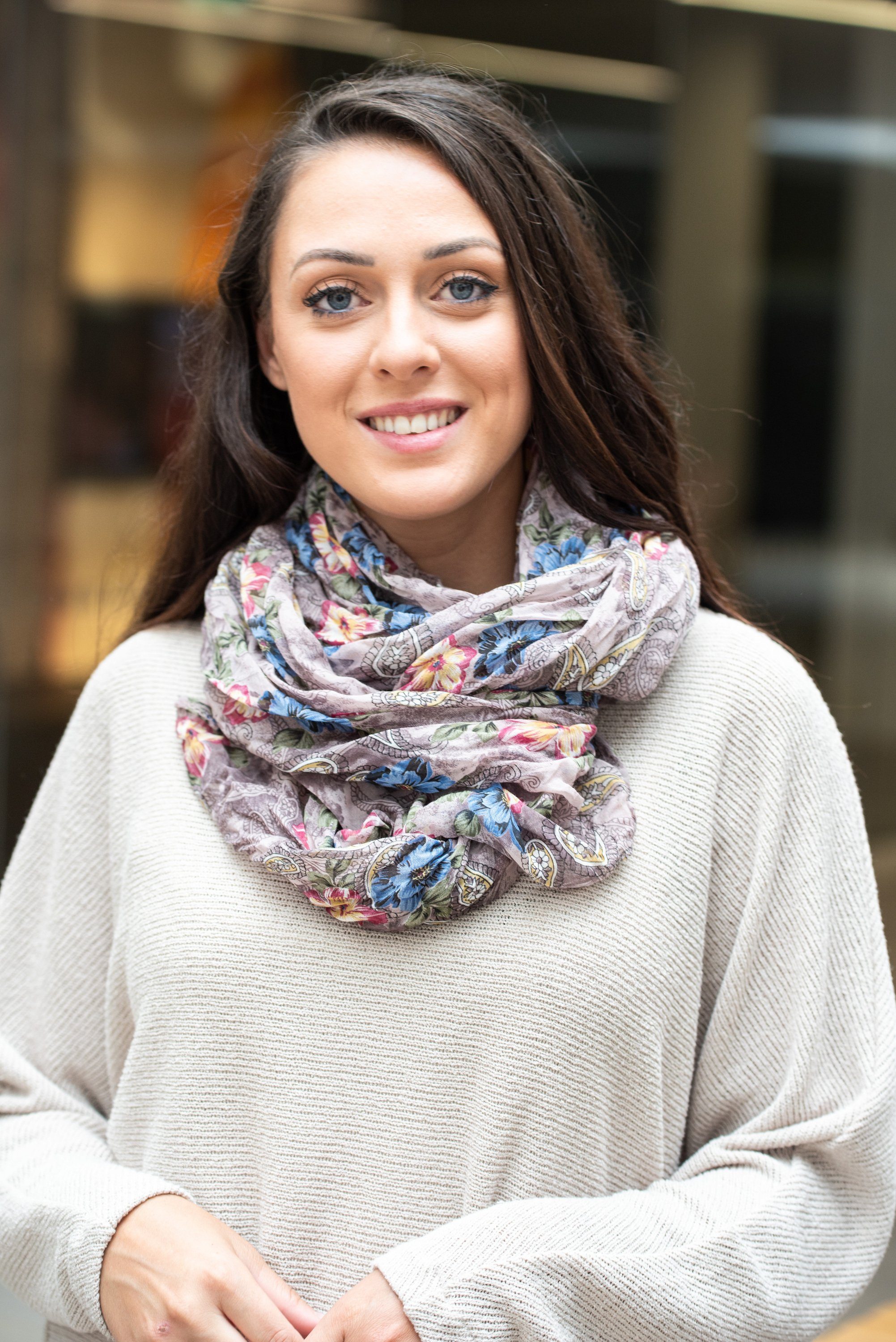 COLLEZIONE ALESSANDRO Modeschal Indian Flower, (1-St), in schöner Farbstellung