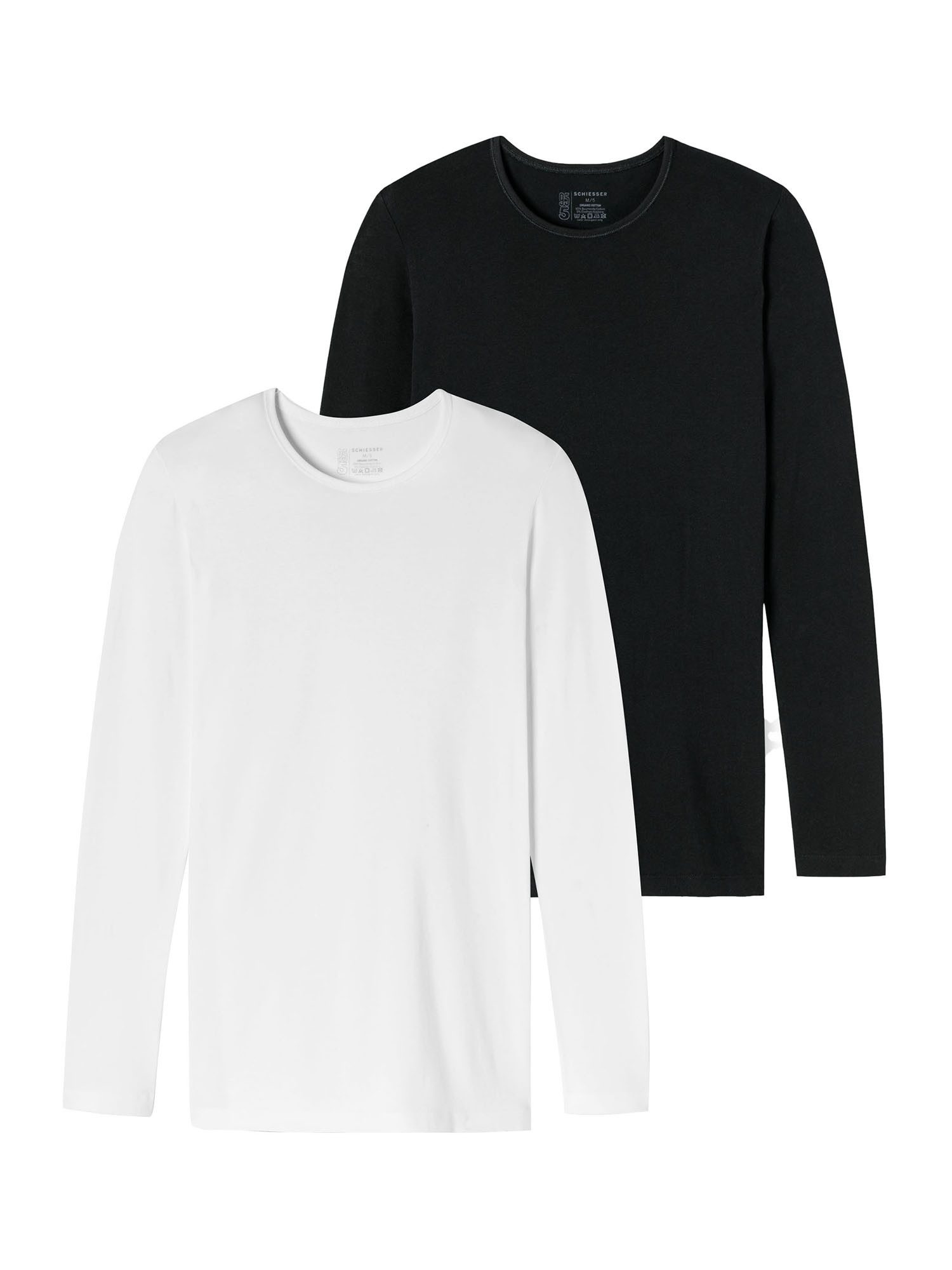 Schiesser Longsleeve 95/5 Originals (2-tlg) unterhemd günstig online kaufen