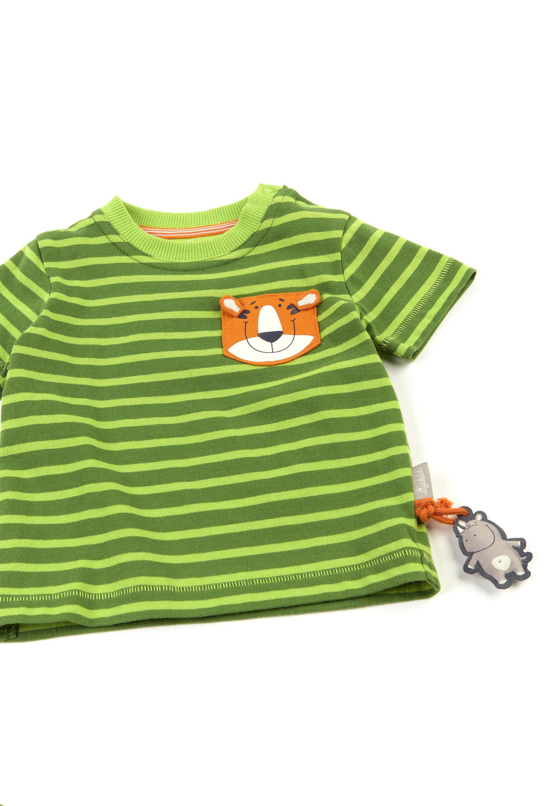 Sigikid T-Shirt Baby (1-tlg) T-Shirt grün Shirt