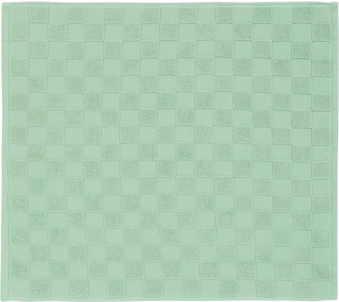 Cinderella Geschirrtuch Checkmaid, aus reiner 2 & mit ca. grün 60x65 50x55 3-tlg., ca. cm Baumwolle, Küchenhandtuch Combiset (Set, Aufhängeöse cm), 1 Geschirrtücher