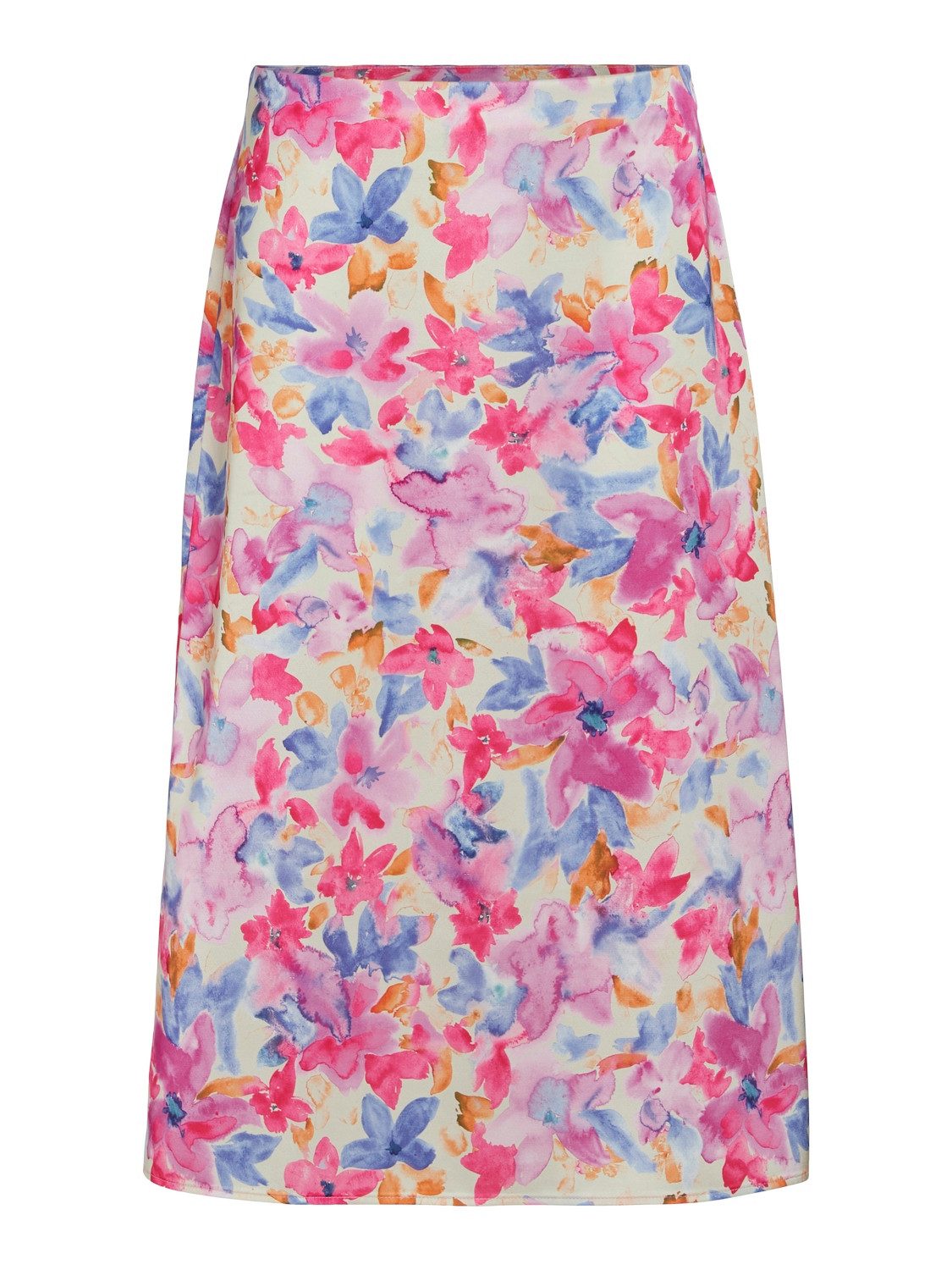 Sommerrock Midi Allover Print geblümt elegant