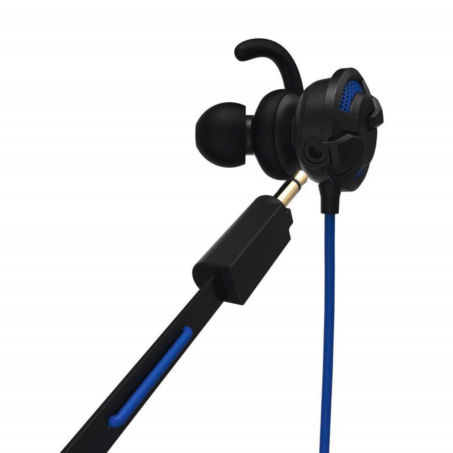 uRage Gaming Headset ChatZ Kopfhörer Buds Headset (Rufannahmetaste, Lautstärkenreglung, abnehmbares Mikrofon, etc., kabelgebunden, 3,5mm Klinke, Mikrofon + Fernbedienung, In-Ear, für PC PS5 PS4 etc)