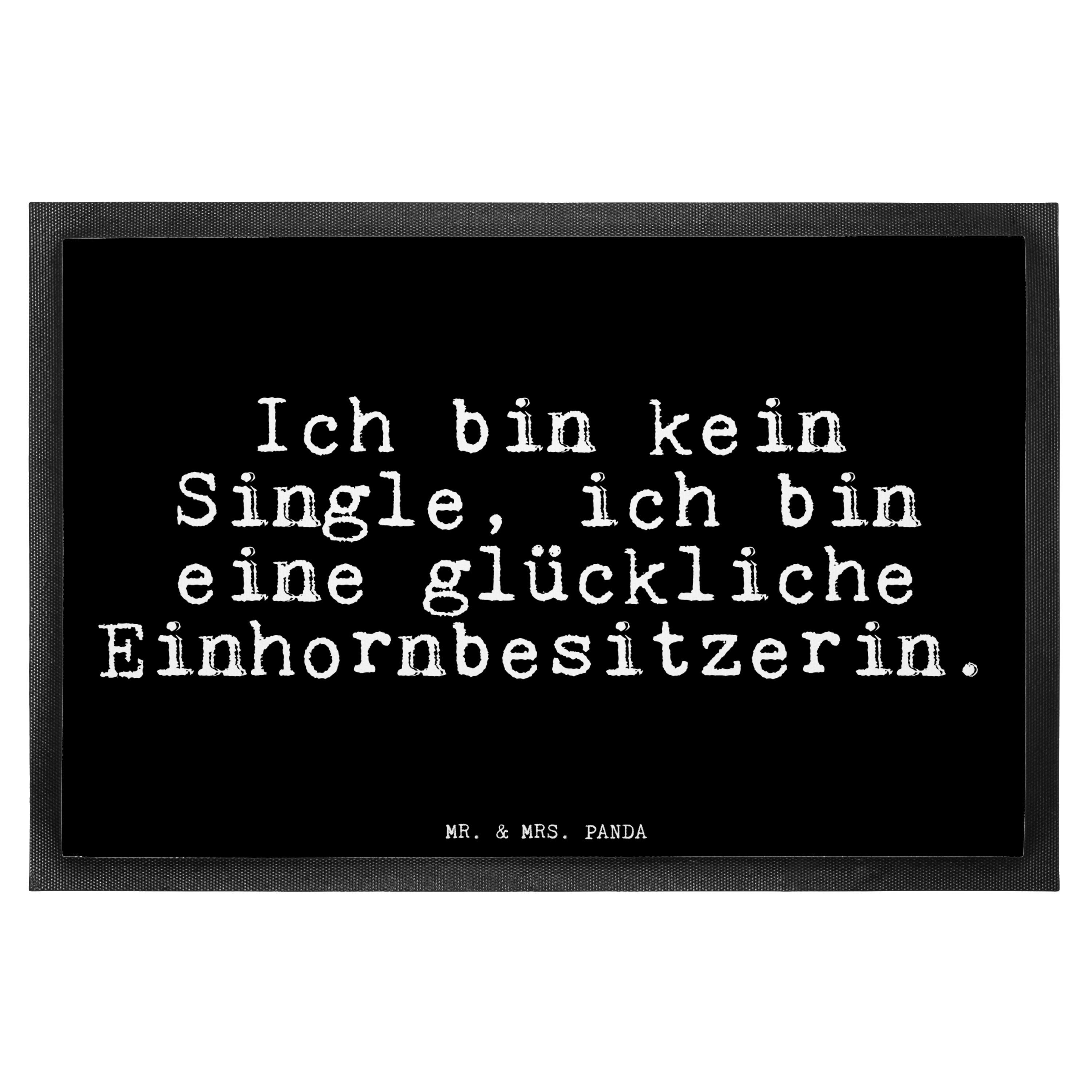 Fußmatte Ich bin kein Single,... Schwarz Geschenk, Liebe, Sprüche