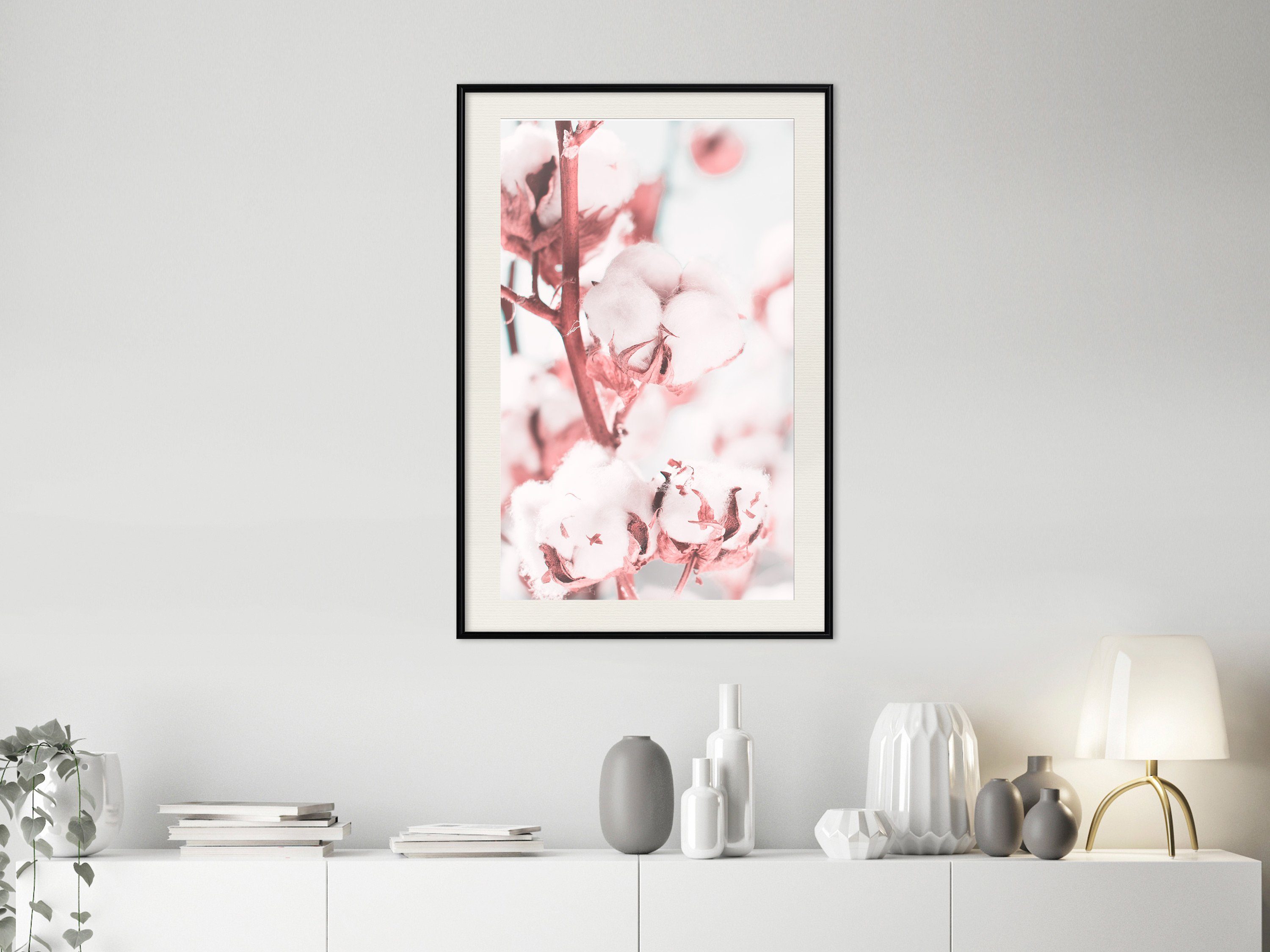 Artgeist Poster Blooming Cotton