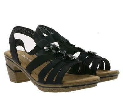 Supremo »supremo Sandalette klassische Damen Business-Sandalette Schuhe mit Pailletten und Glitzer Sommer-Sandale Schwarz« Sandalette