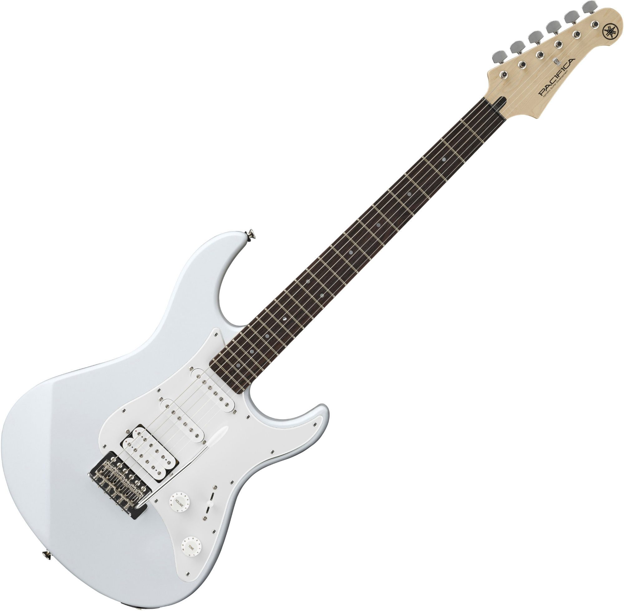 Yamaha E-Gitarre Yamaha Pacifica 012 WH E-Gitarre White, ST, E-Gitarre mit Tremolo