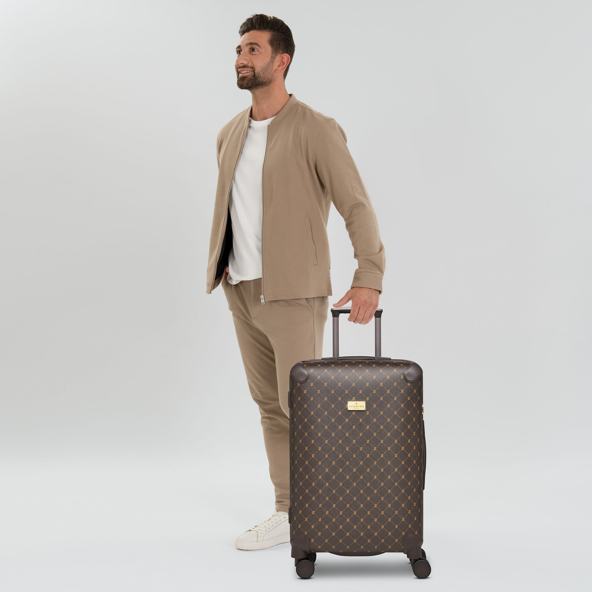 Lazarotti Hartschalen-Trolley Palermo, 4 Rollen, Polypropylen, PVC günstig online kaufen