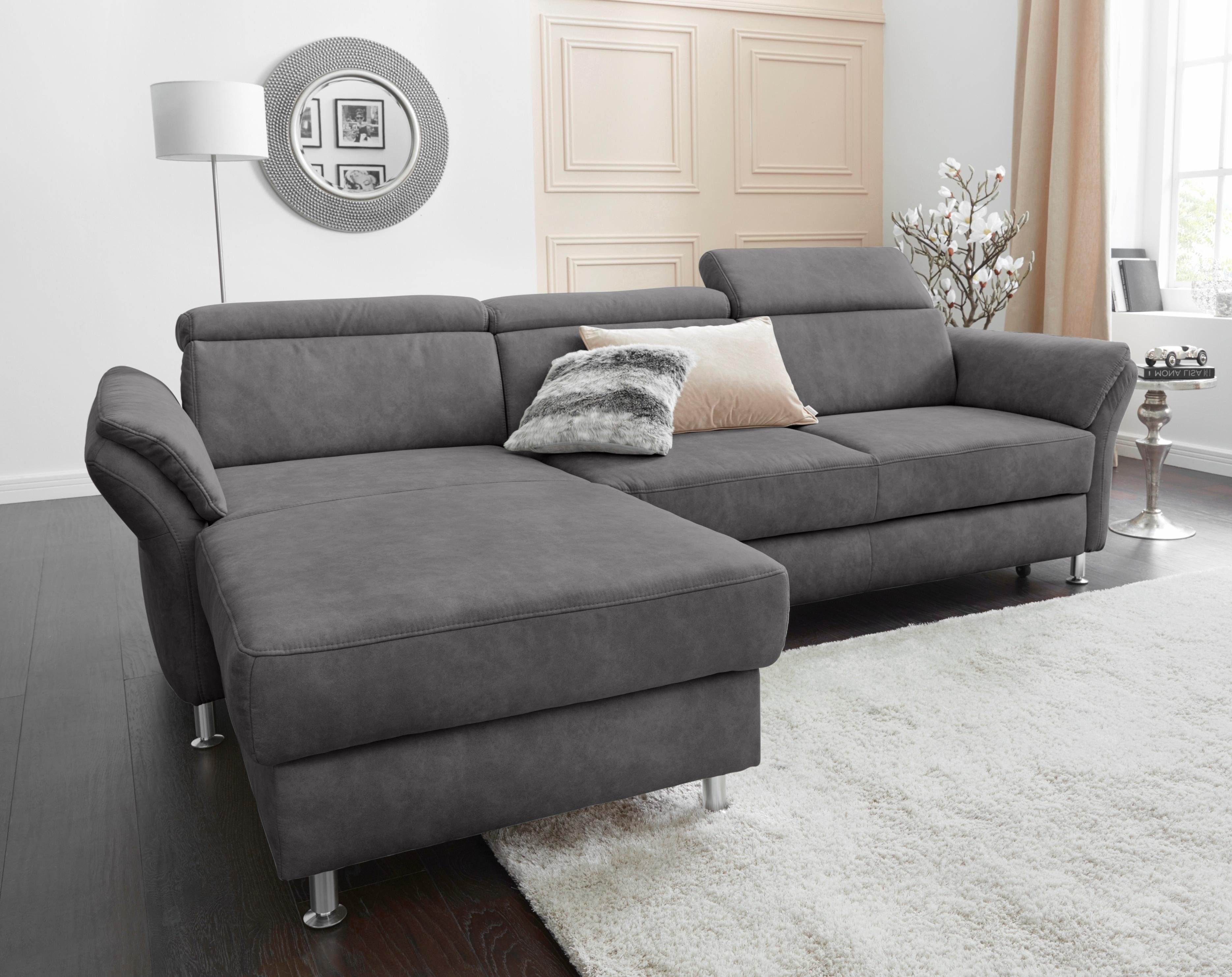 sit&more Ecksofa "Avignon L-Form", Kopfteilverstellung, wahlweise mit Bettf günstig online kaufen