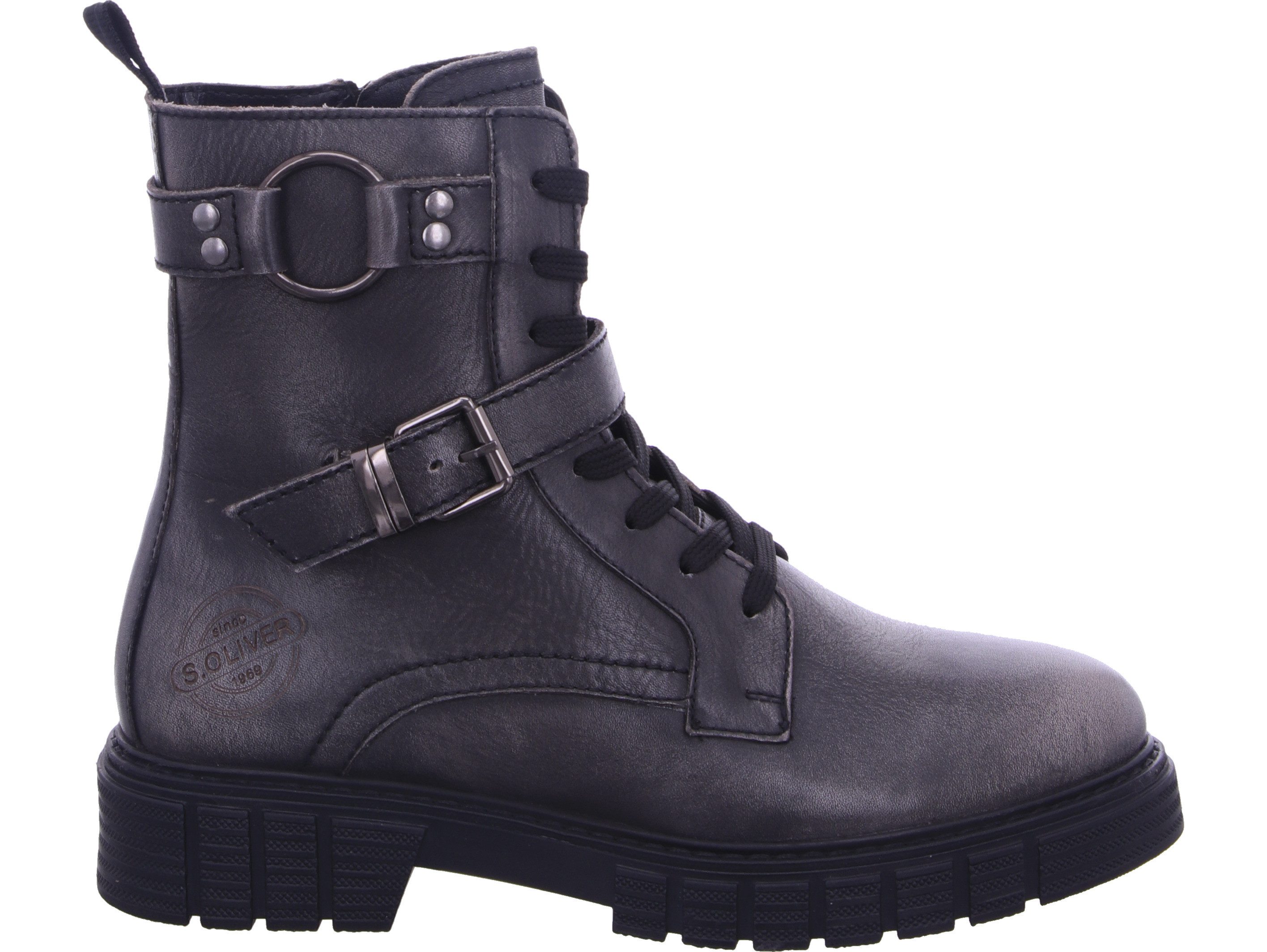 s.Oliver Schnürboots echtes Leder