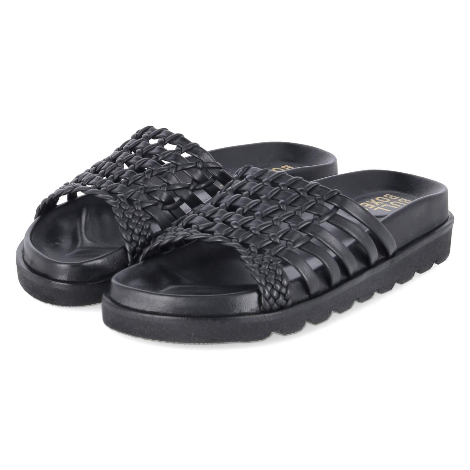 Bullboxer Bullboxer 6RS0060701 2100 Damen Leder black Pantolette