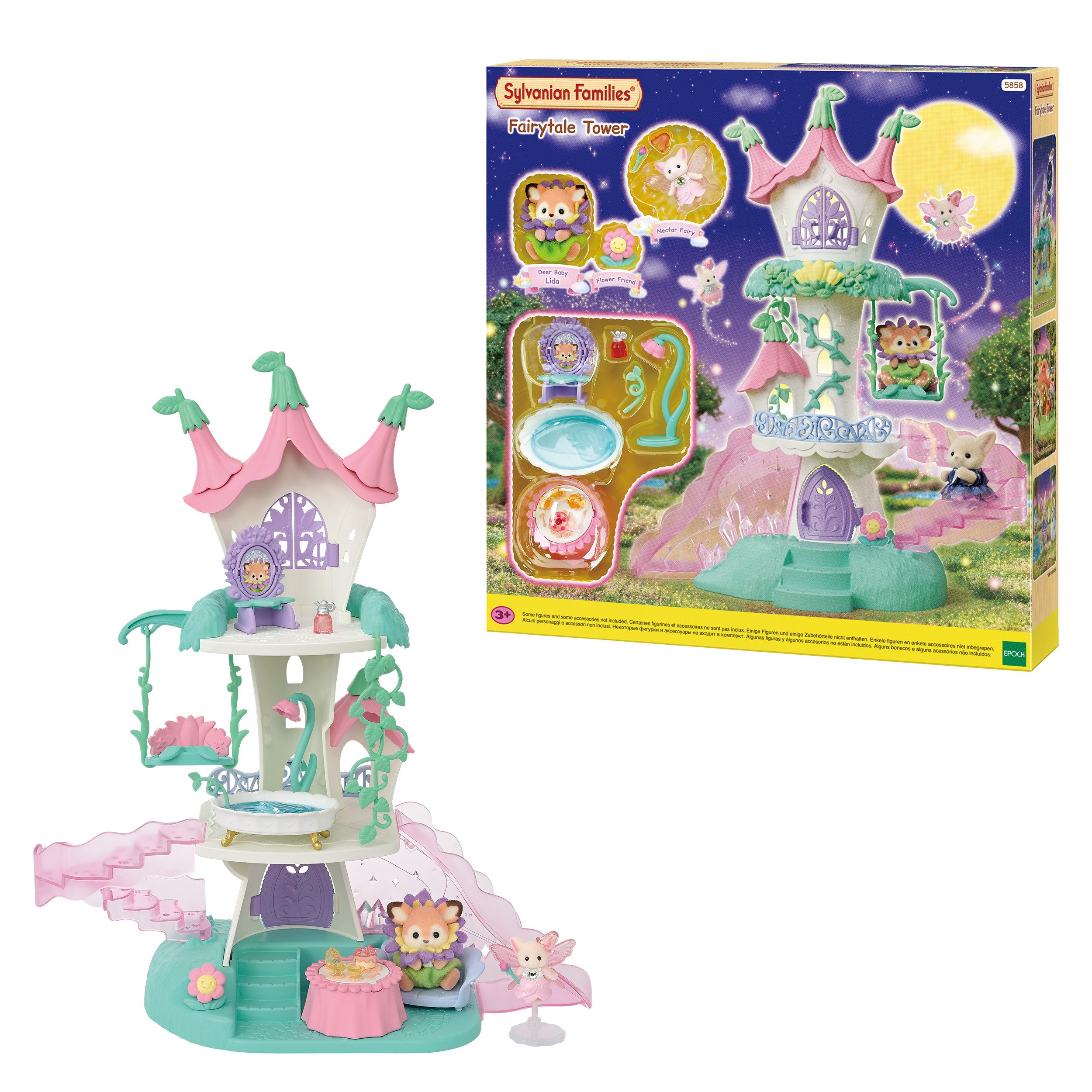 Sylvanian Families Spielwelt Magischer Märchenturm mit Figuren
