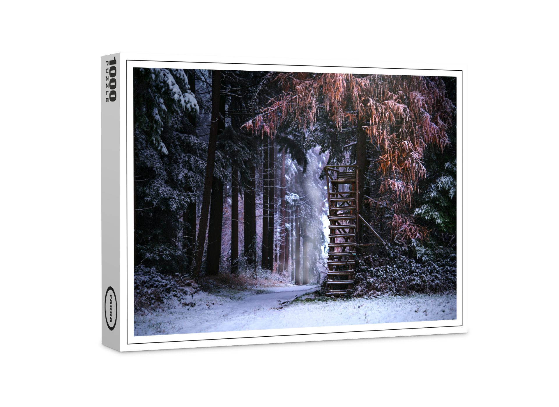 raxxa Puzzle Premium-Puzzle "Neuschnee", FSC®, 1000 Puzzleteile