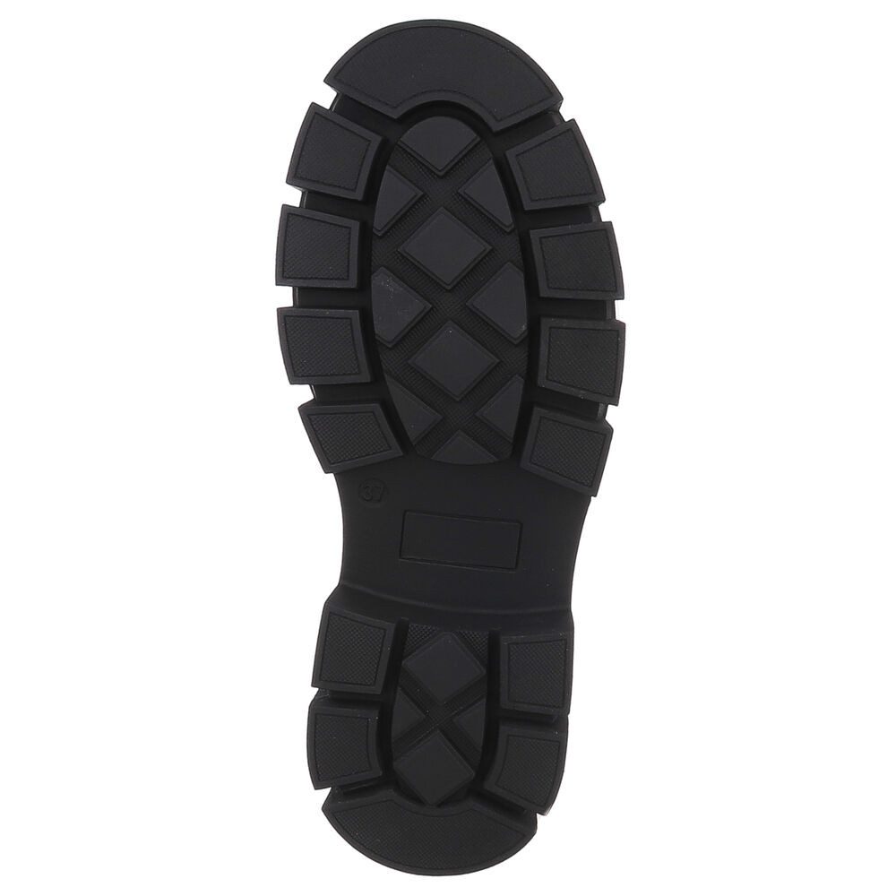 Ital-Design Damen Schnürschuhe Freizeit Schnürstiefelette (90110135) Blockabsatz Stiefeletten in Schwarz – Bild 3 von 5
