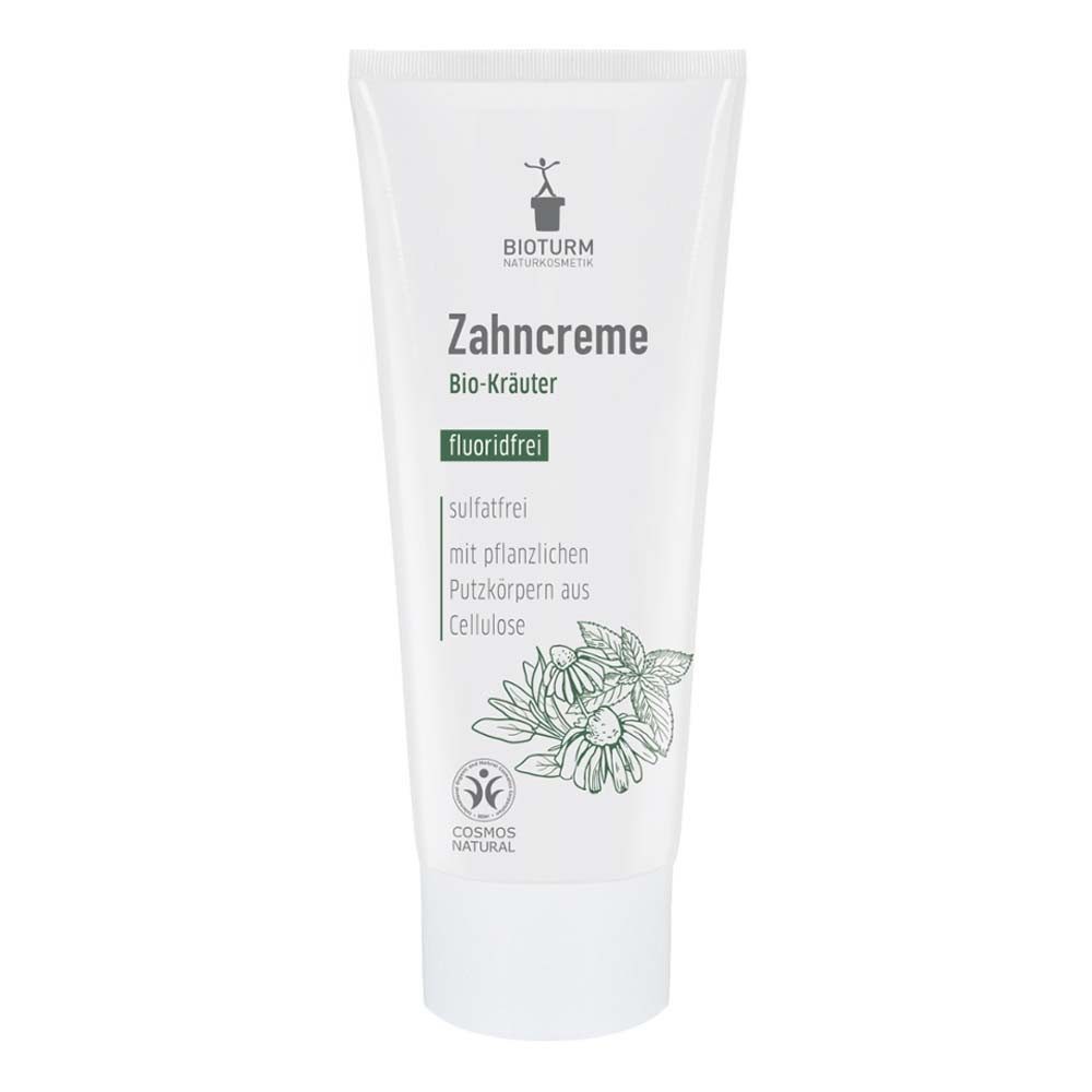 Bioturm Zahnpasta Zahncreme - Kräuter ohne Fluorid 75ml