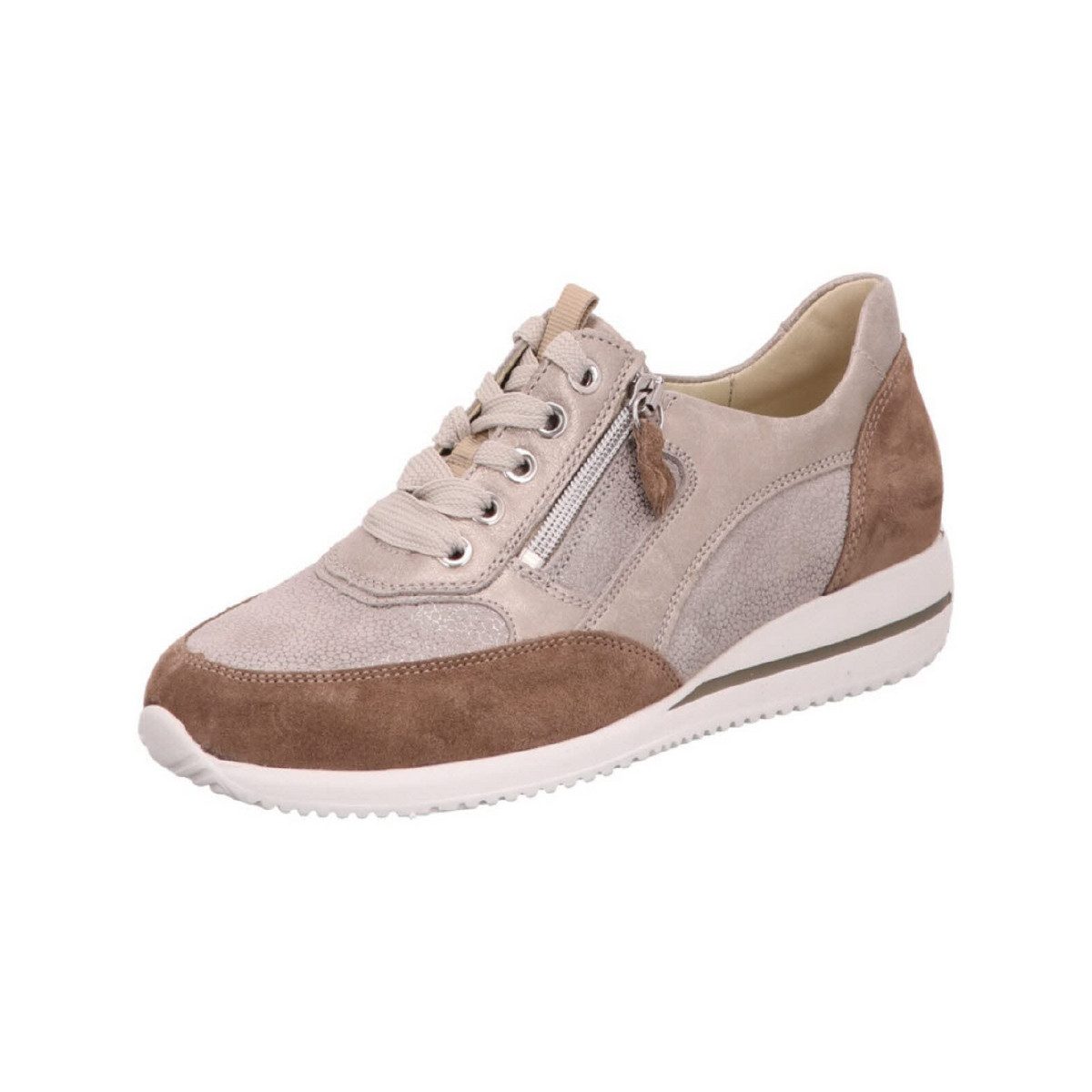 Freizeit Schnürer für Damen in braun Sneaker