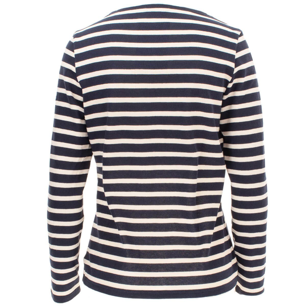 Saint James Langarmshirt 4135 Shirt Meridame II mit Streifen aus Baumwolle