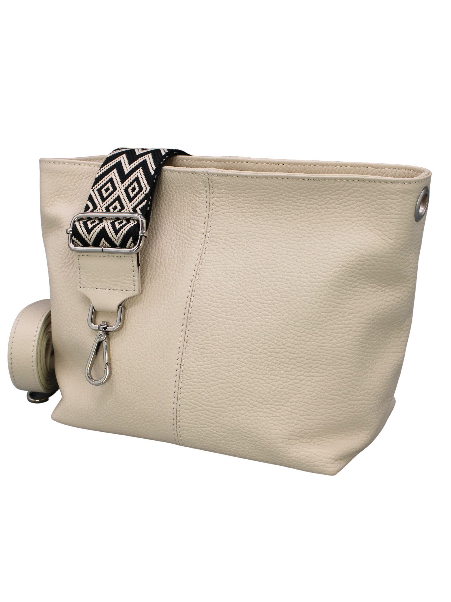 Schultertasche Vera Echt Leder Umhängetasche mit Innenfächern – 10 Farben