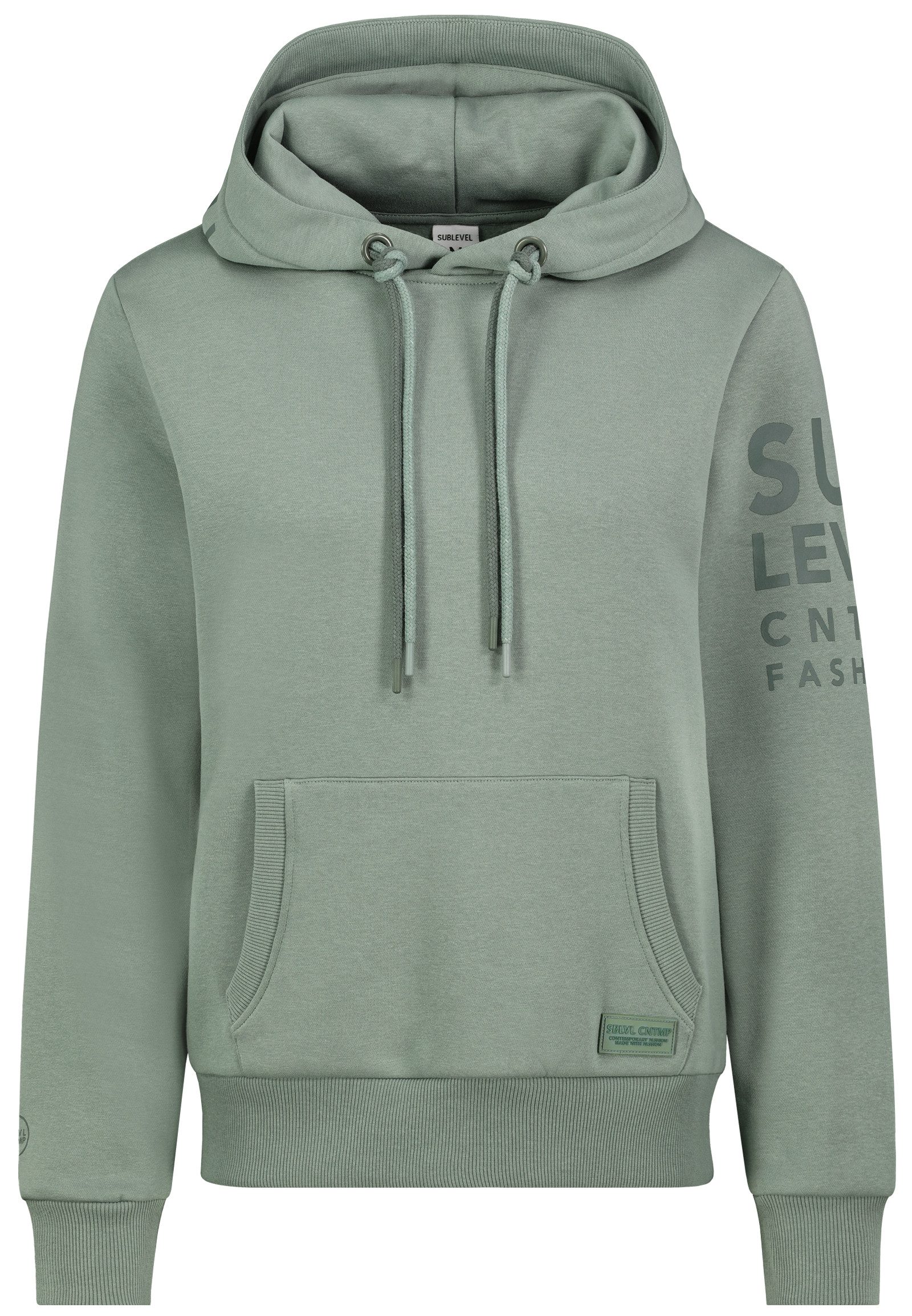 SUBLEVEL Hoodie Sublevel Hoodie Sweater Kapuzenpullover Übergangs Kapuzen S günstig online kaufen