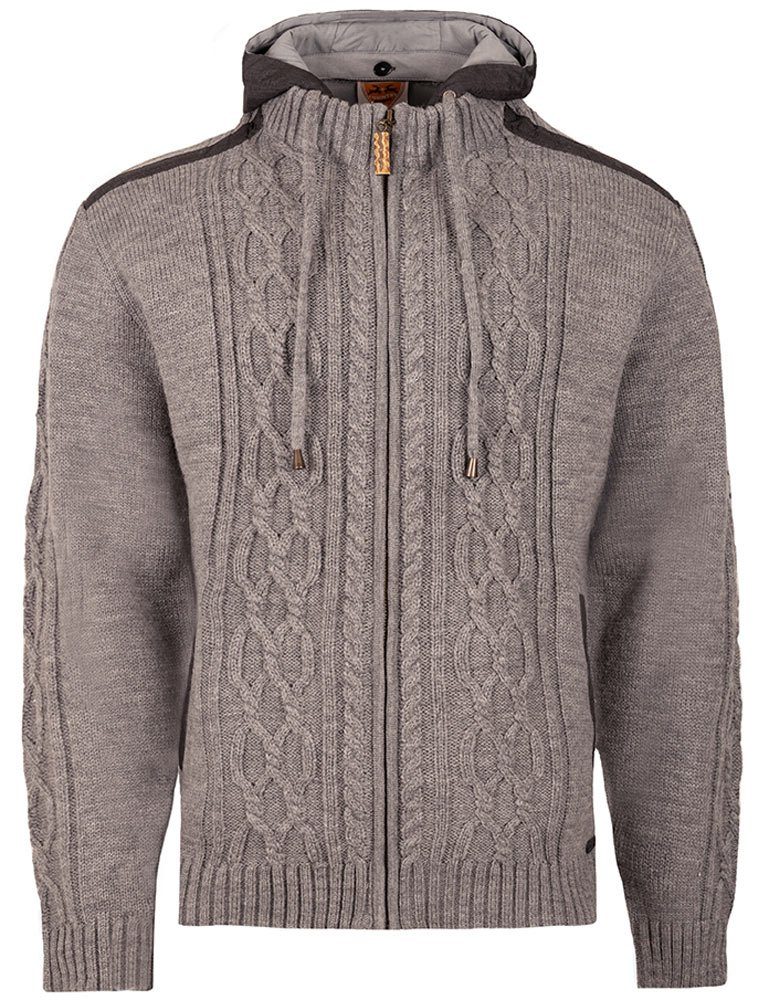 Maddox Trachtenstrickjacke MADDOX Herren Trachten Strickjacke 'Waidsee' mit K