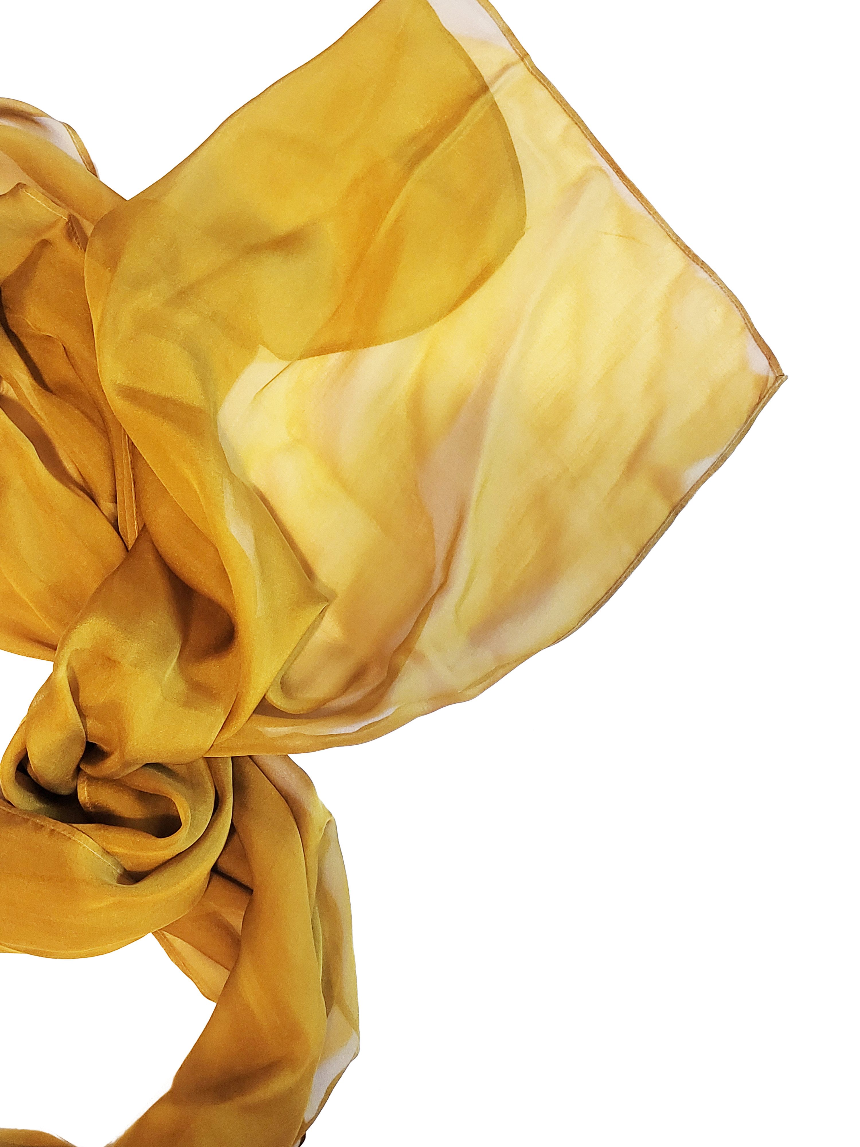 Posh Gear Seidenschal Seiden Schal Chiffon Scialle, aus 100% Seide