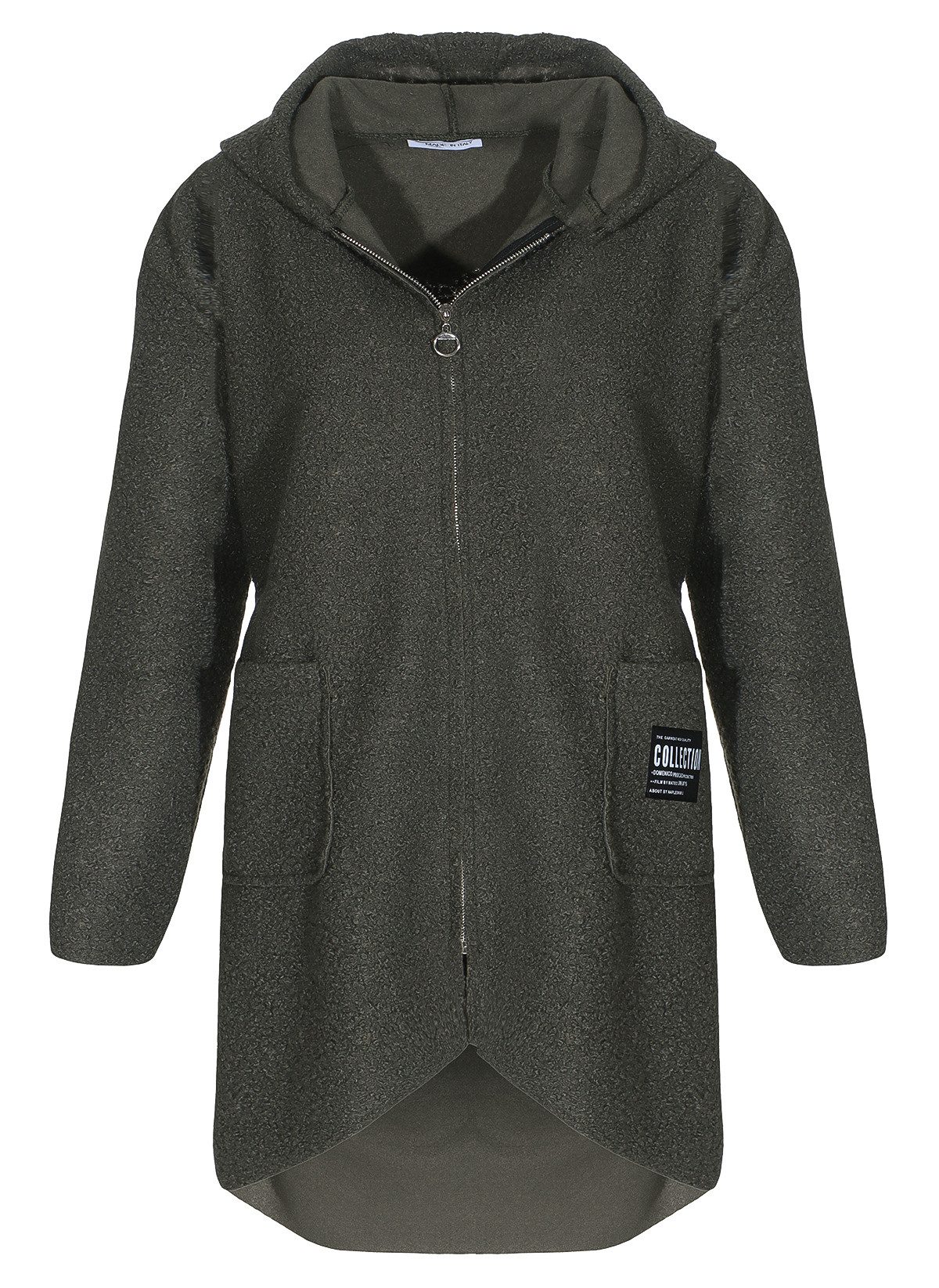 simaranda Kapuzennickijacke Damen Jacke 29503 38-44 Olive mit Kapuze günstig online kaufen