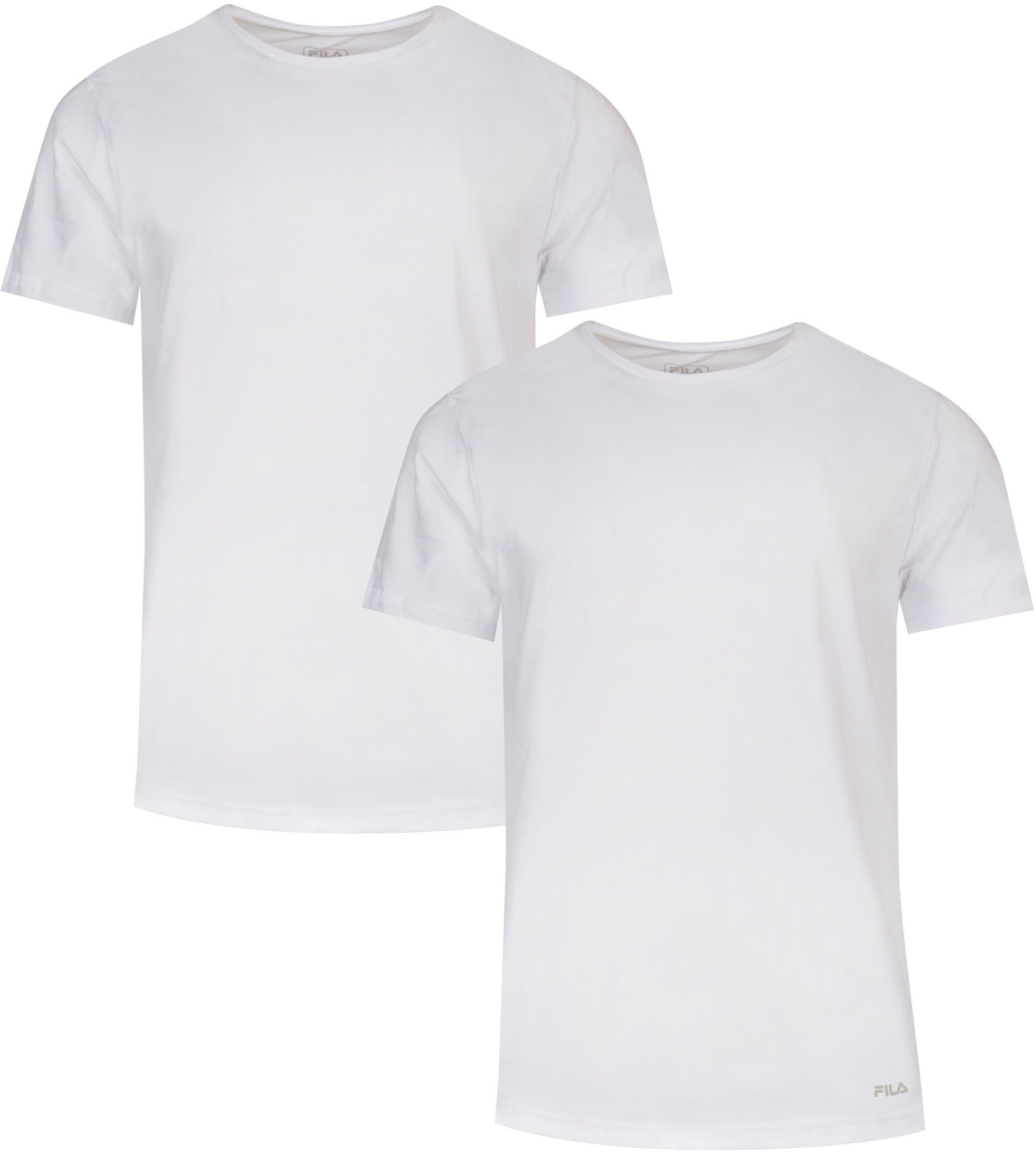 Fila T-Shirt mit klassischem Rundhalsausschnitt und Kurzarm