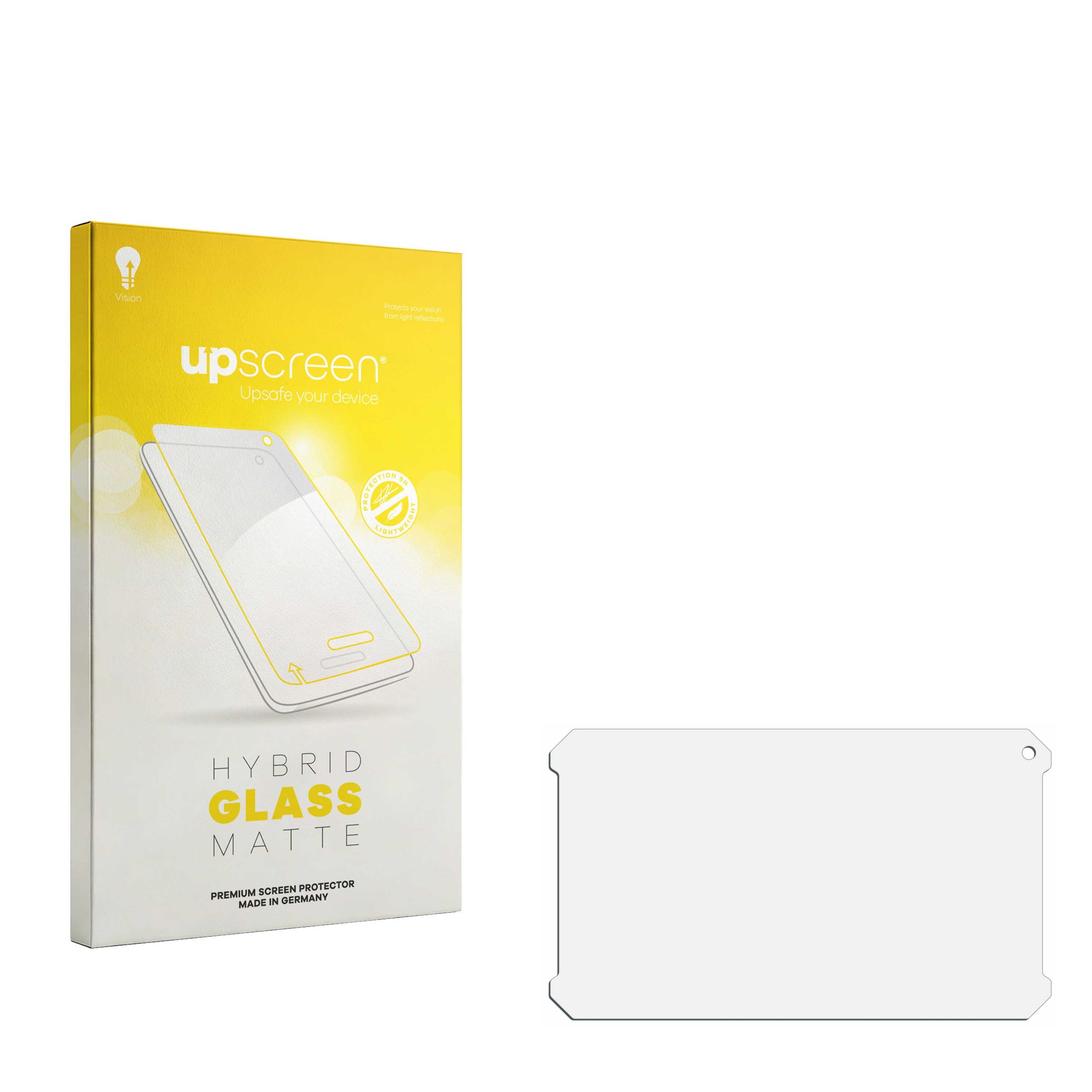upscreen Displayschutzglas Folie für Cleyver Extreme, Schutzfolie Glas Panzer Display Schutz matt