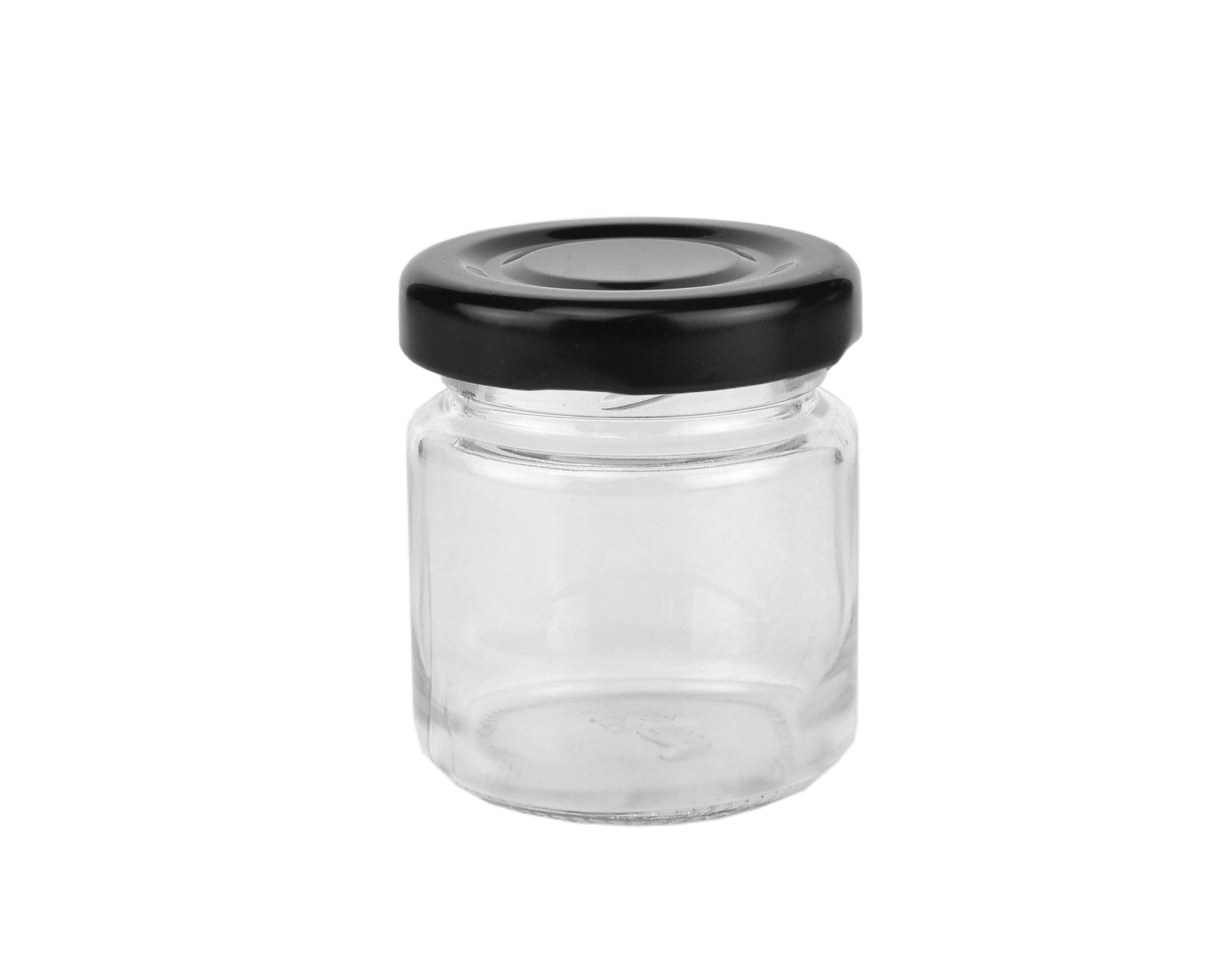 MamboCat Einmachglas 100er Set Sturzglas 53 ml To 43 schwarzer Deckel incl. Rezeptheft, Glas – Bild 2 von 4